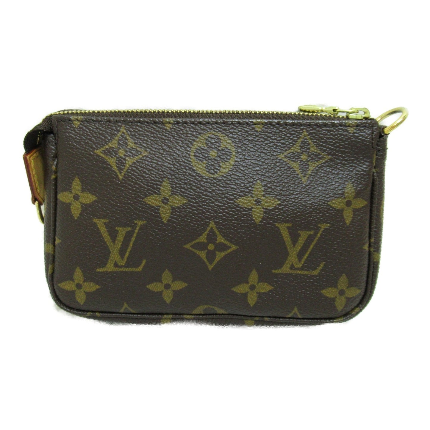 LOUIS VUITTON Mini Pochette Accessoires Brown Monogram PVC coated canvas Clutch