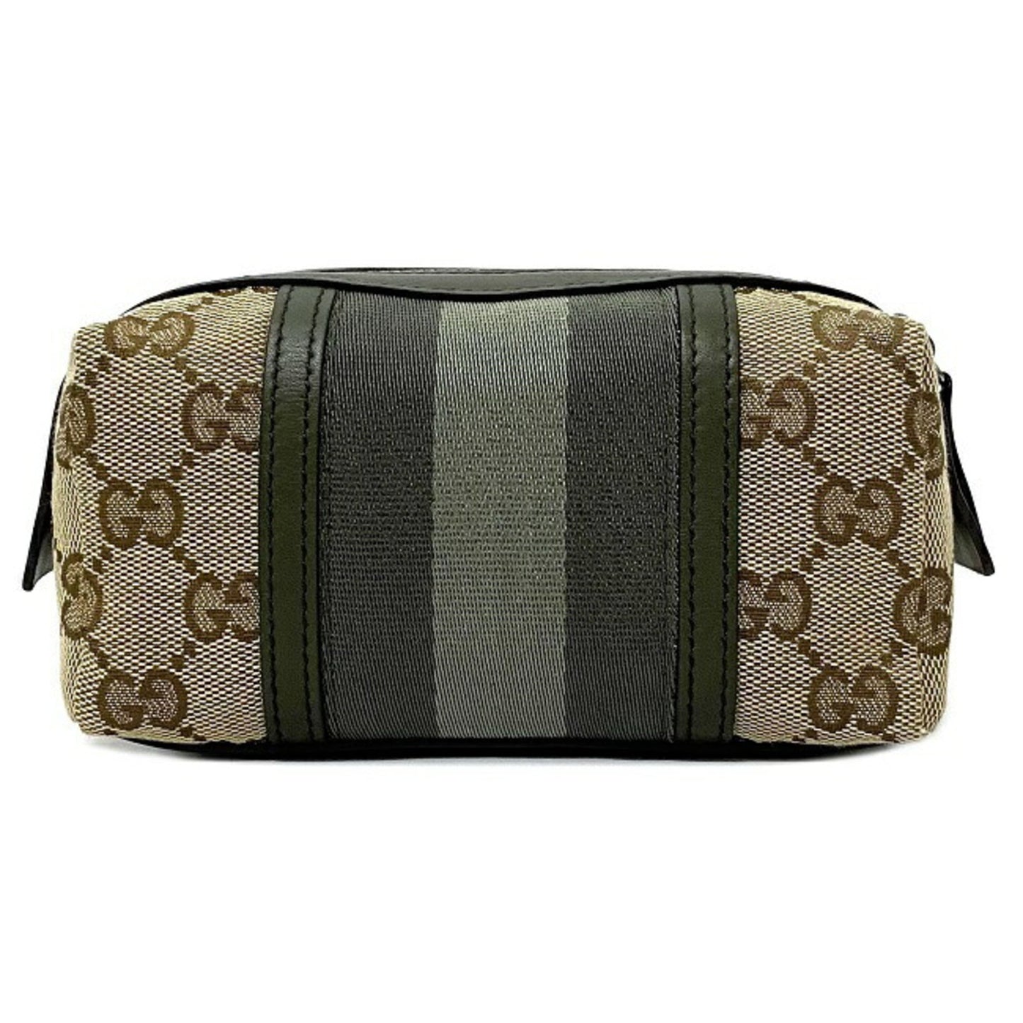 Gucci Leather Canvas Clutch