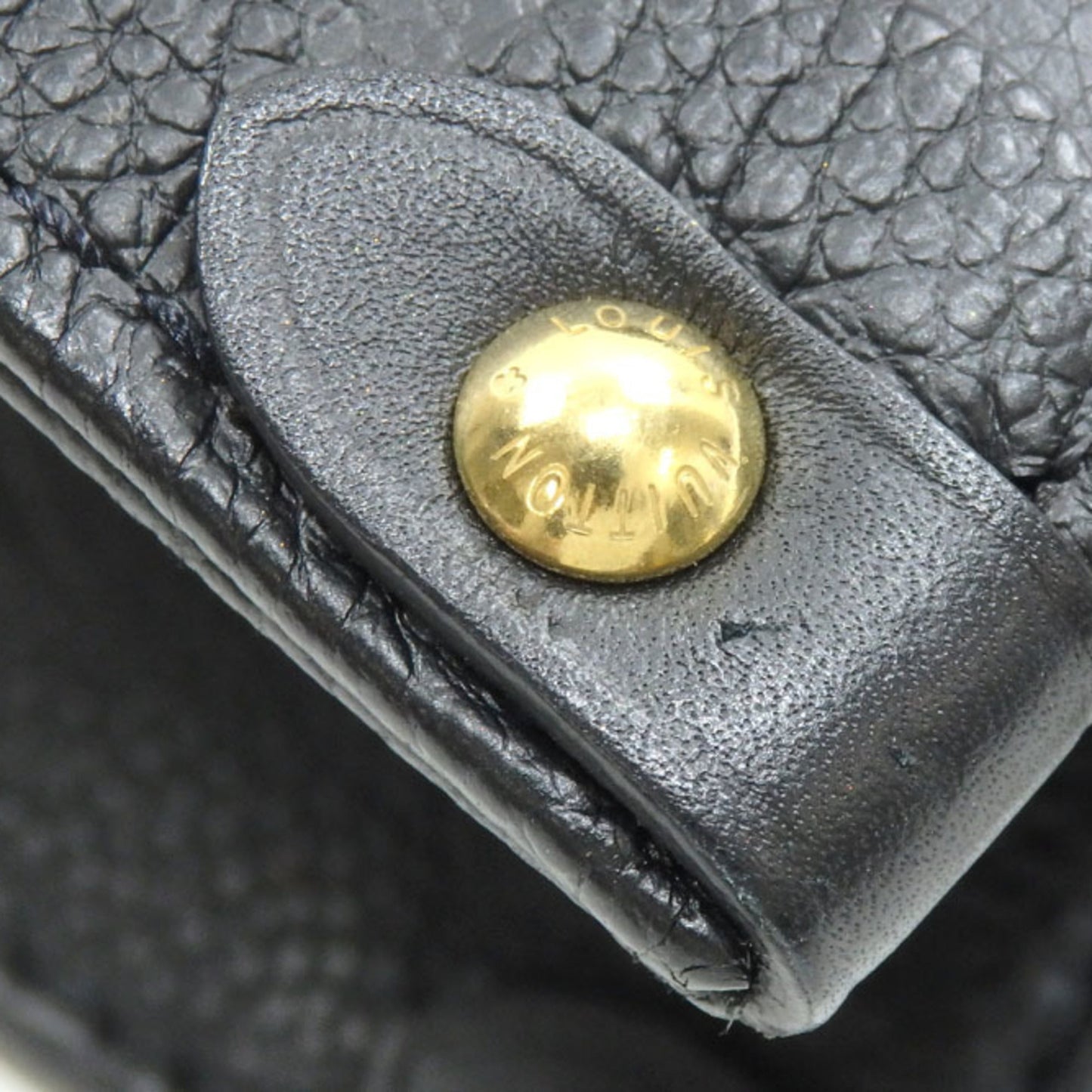 LOUIS VUITTON Tote Bag Monogram Empreinte On the Go PM Women's Noir Black Shoulder Giant