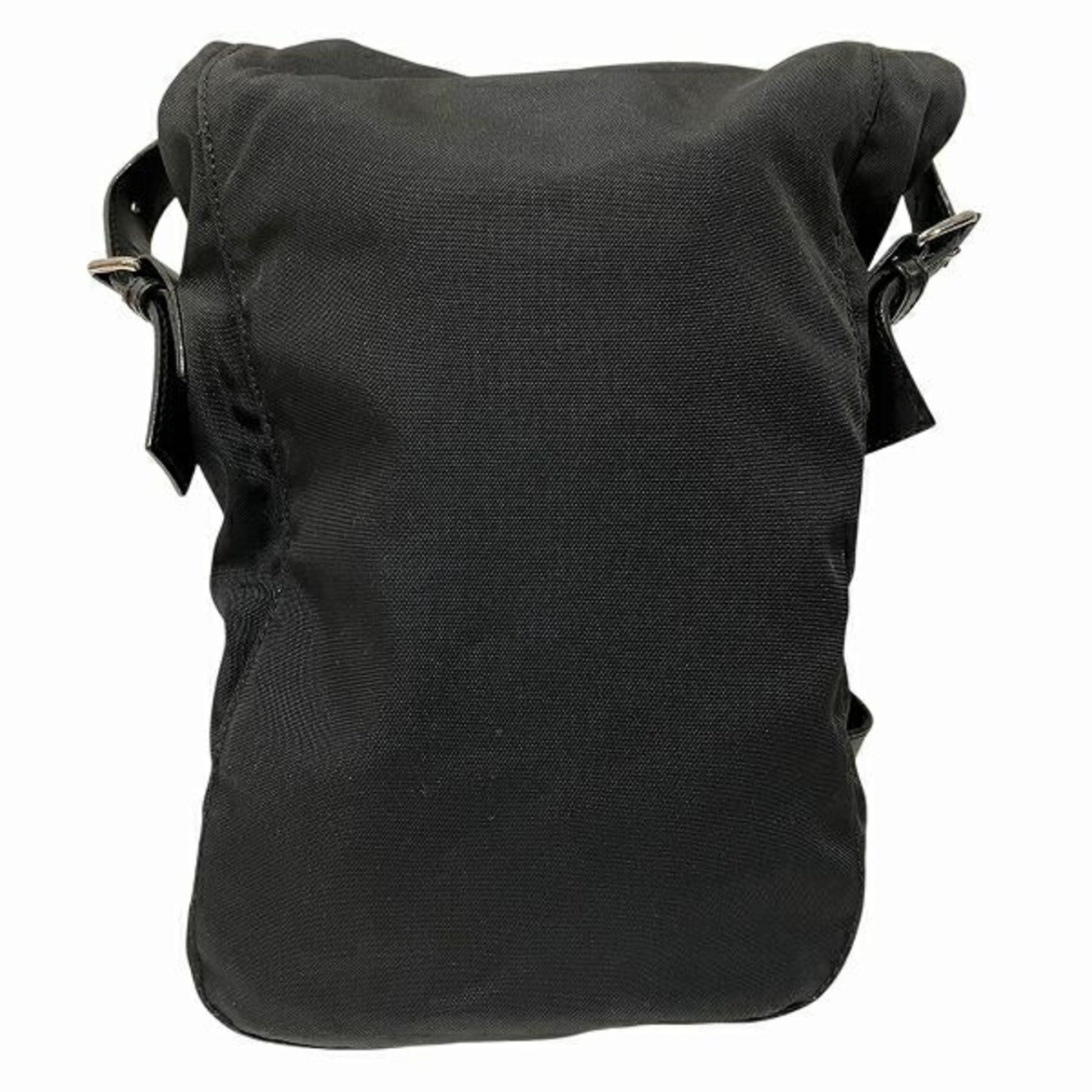 Gucci Nylon Leather Shoulder Bag