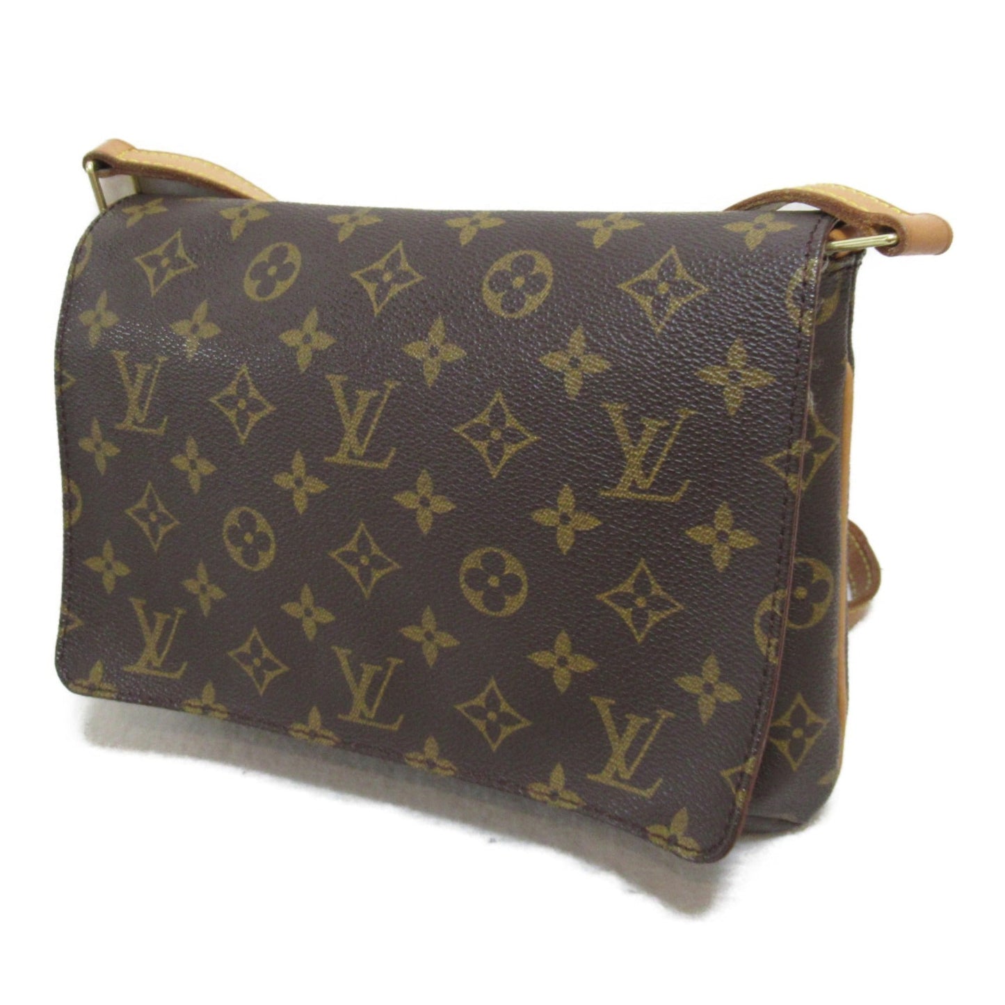 LOUIS VUITTON Mtte Tango Short Shoulder Bag Brown Monogram PVC coated canvas