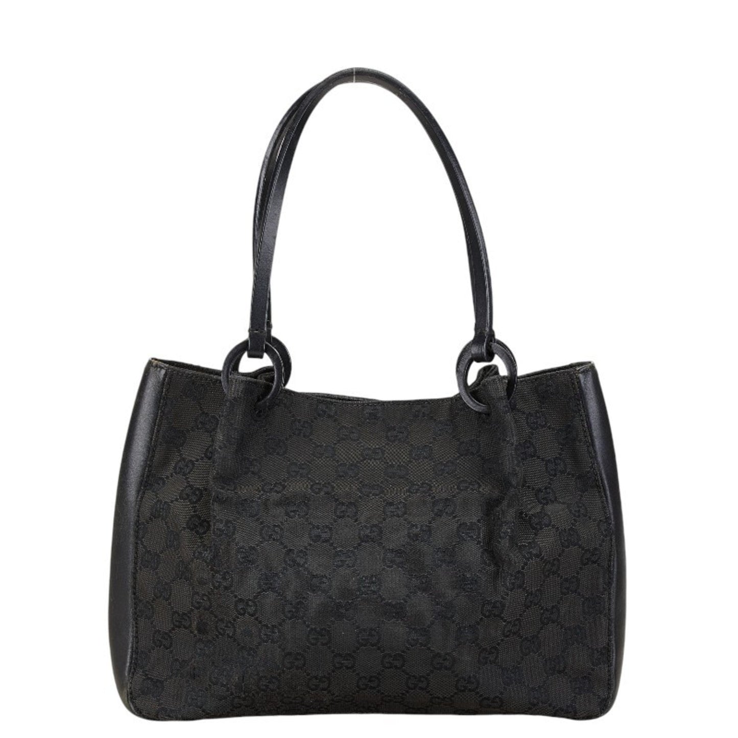 Gucci Leather Canvas Tote