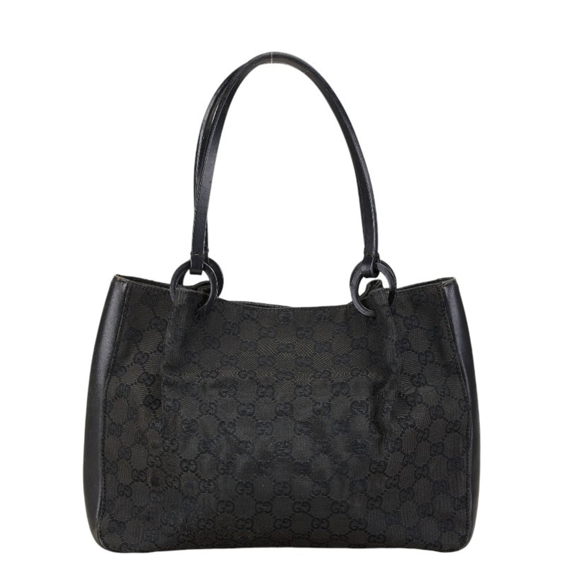Gucci Leather Canvas Tote