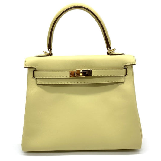 Hermes Kelly Gold Swift Leather Handbag ( )