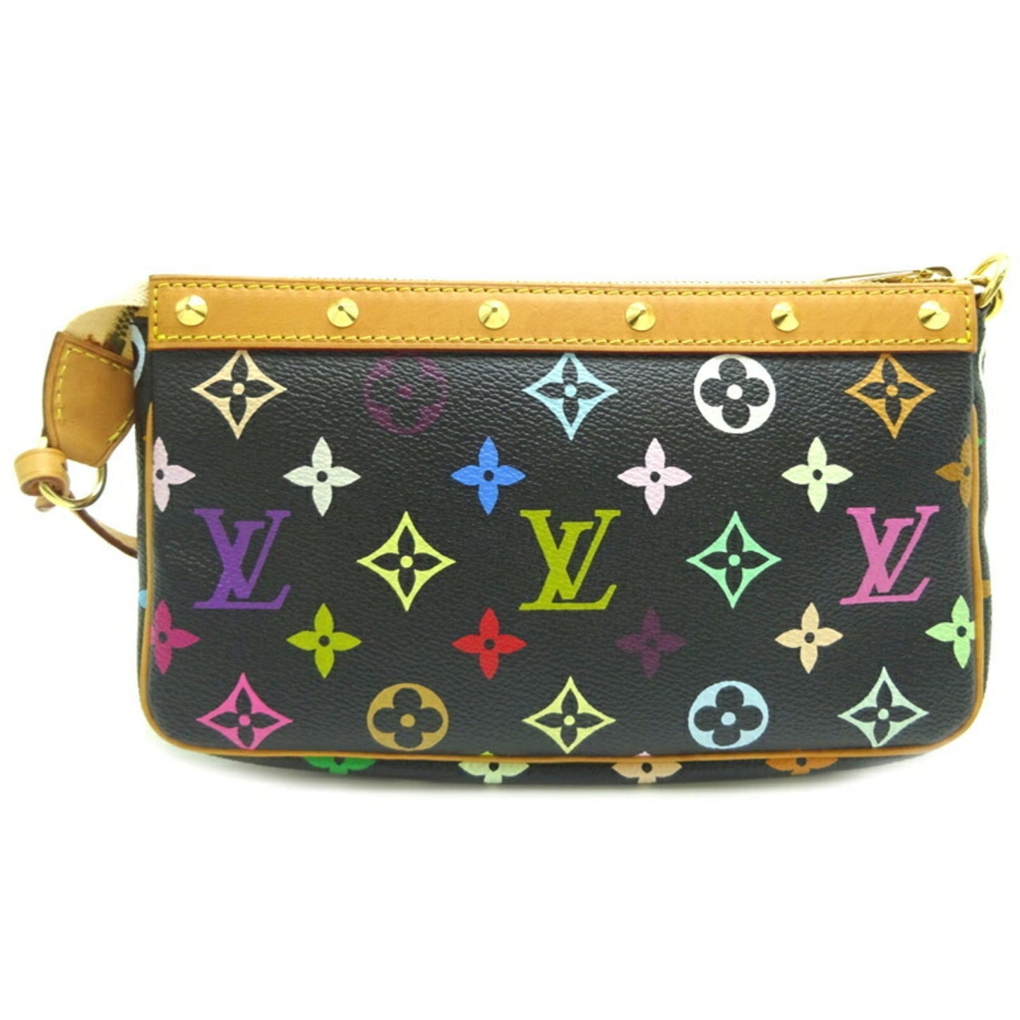 LOUIS VUITTON Pochette Accessory Women's Pouch Monogram Multicolor Noir [Black] Clutch