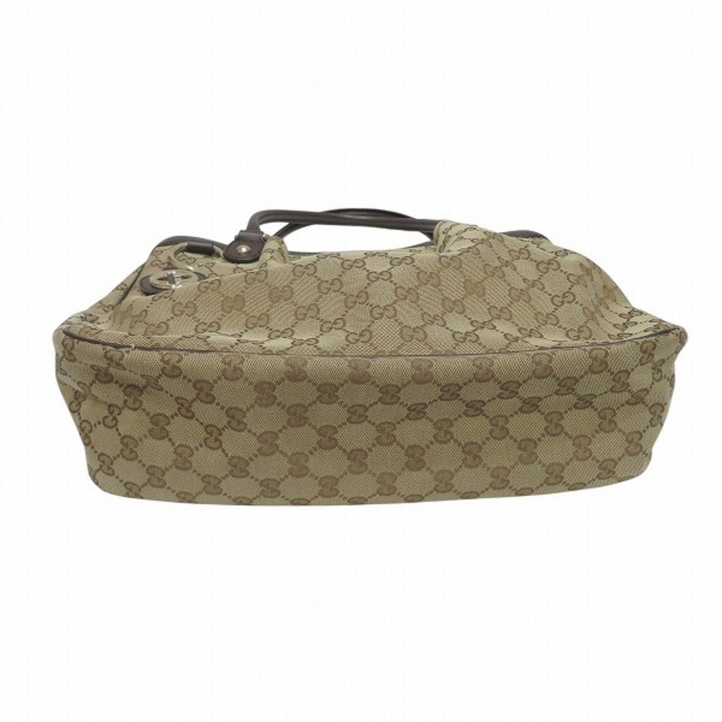 Gucci Leather Canvas Tote