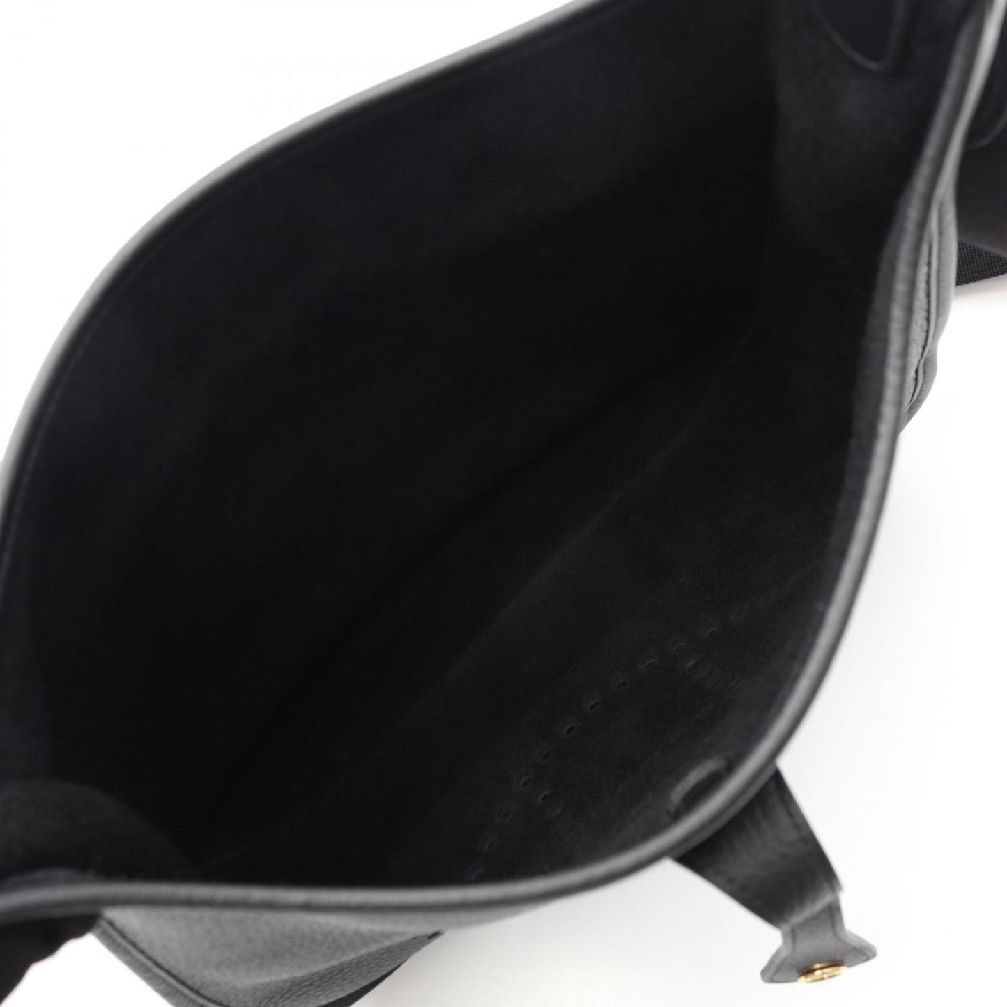 Hermes Evelyne Black Leather Shoulder Bag ( )