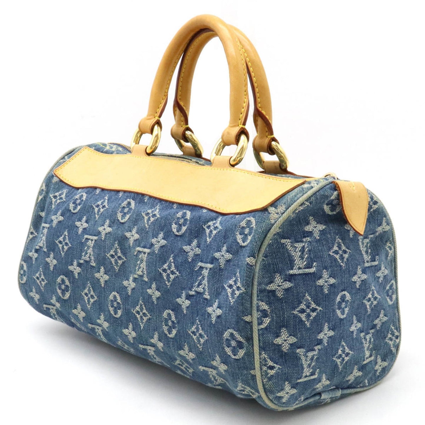 Louis Vuitton Monogram Neo Handbag Boston Bag Blue