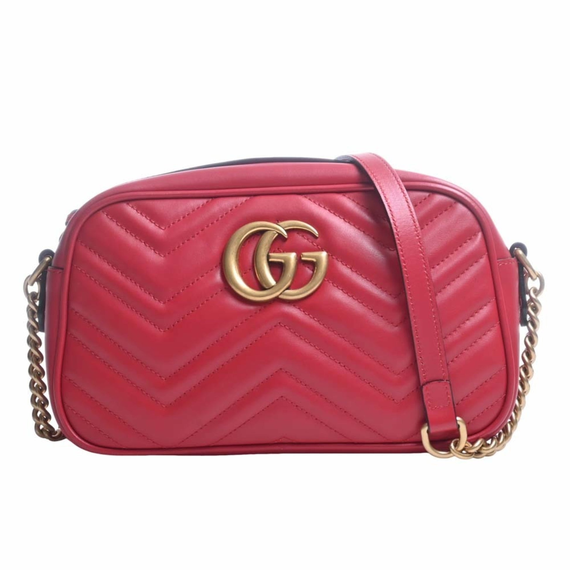 Gucci Chain Leather Shoulder Bag