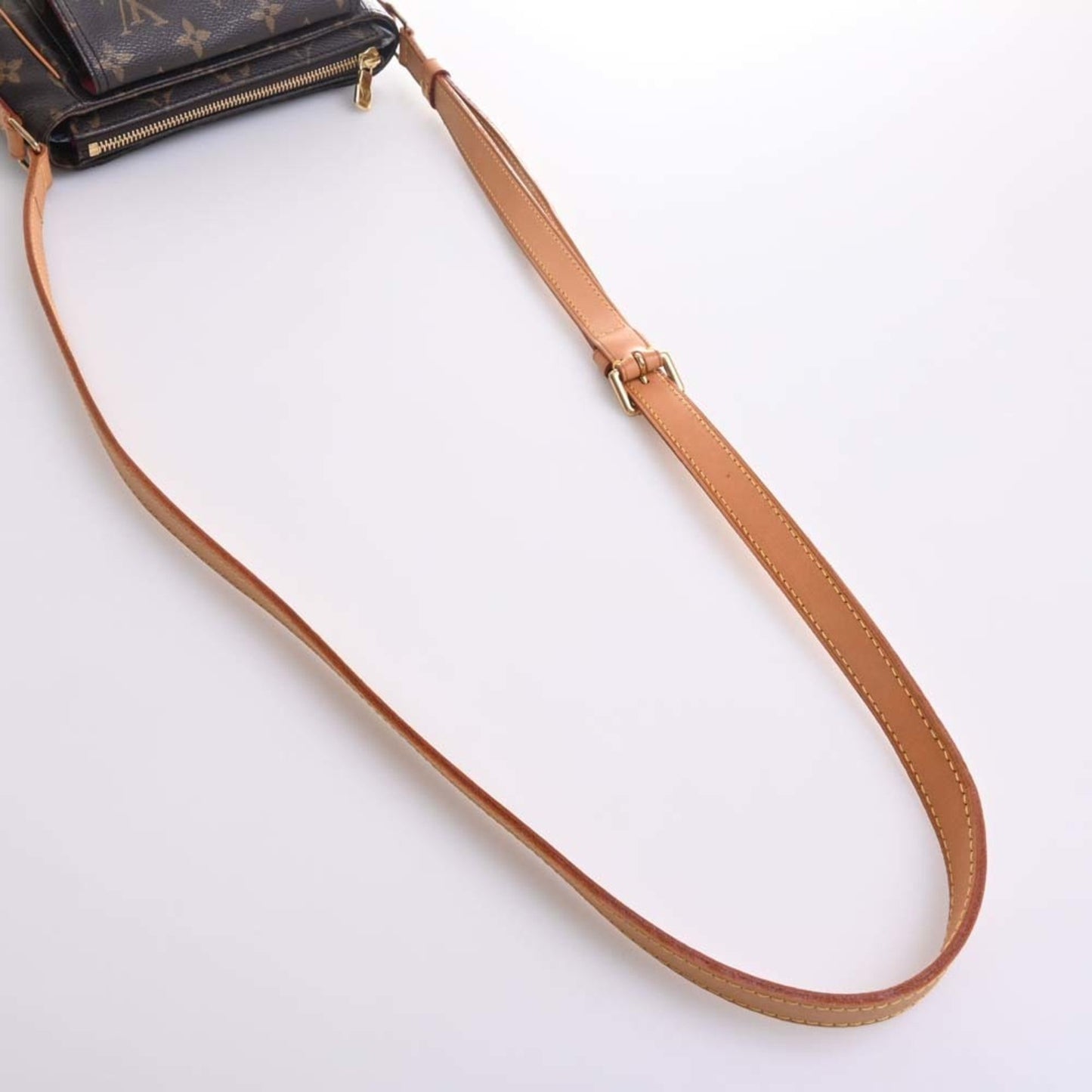 Louis Vuitton Monogram Vivacite PM Shoulder Bag Brown Women's
