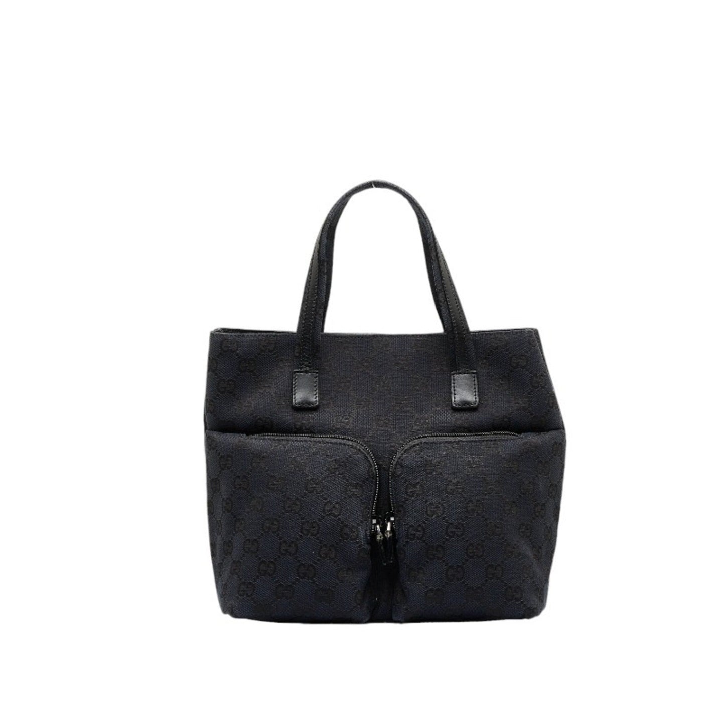 Gucci Leather Canvas Tote
