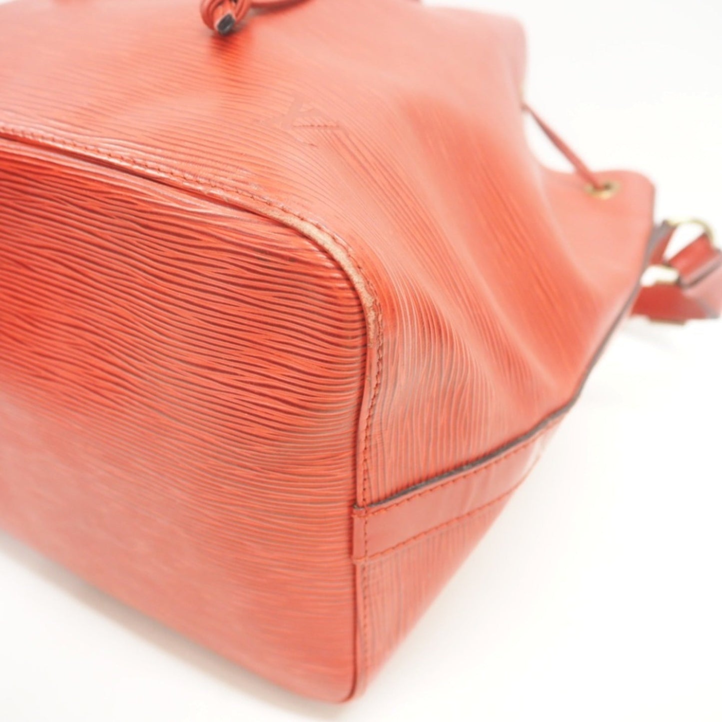 LOUIS VUITTON Petit Noe One Shoulder Bag Epi Red Ladies