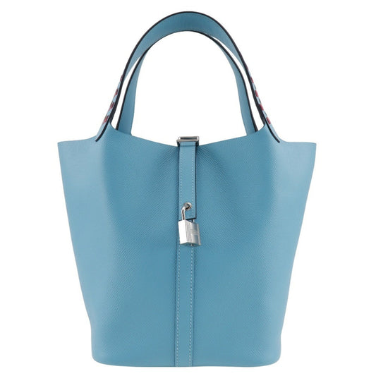 Hermes Light Blue Epsom Leather Handbag ( )