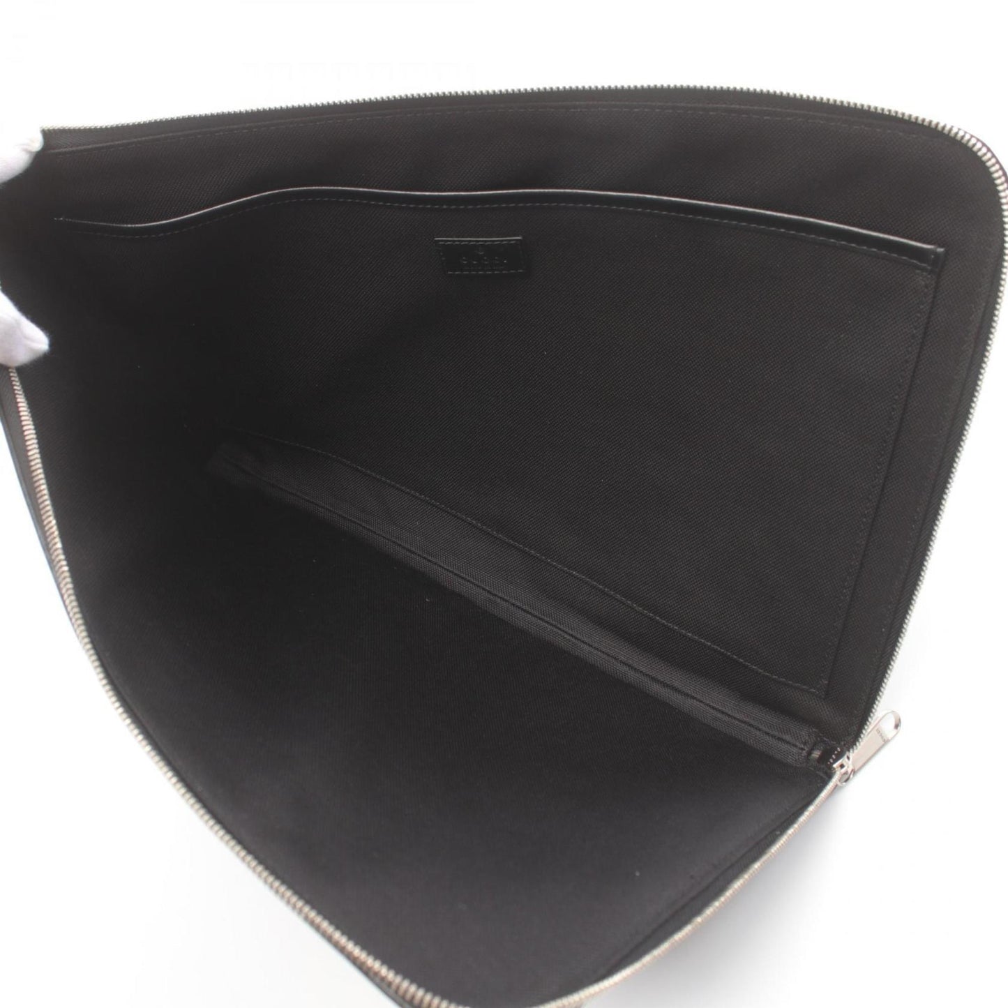 Gucci Leather Canvas Clutch