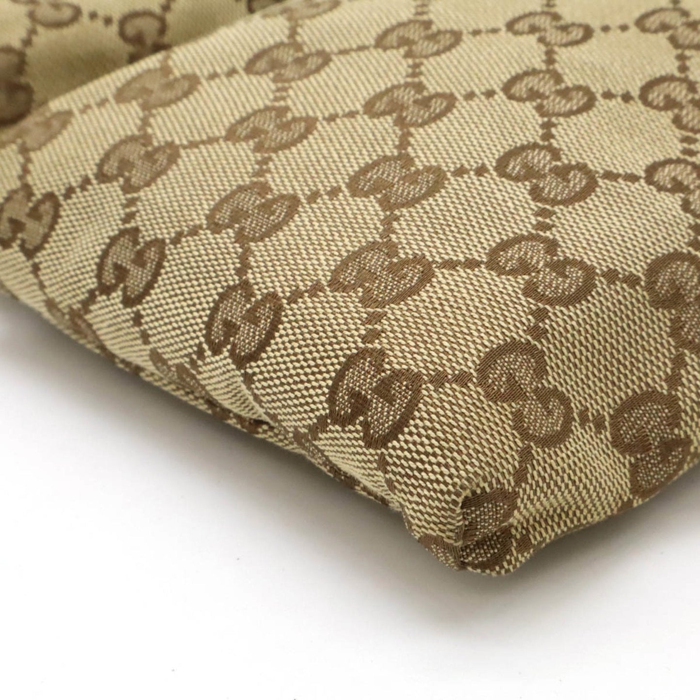 Gucci Leather Canvas Handbag
