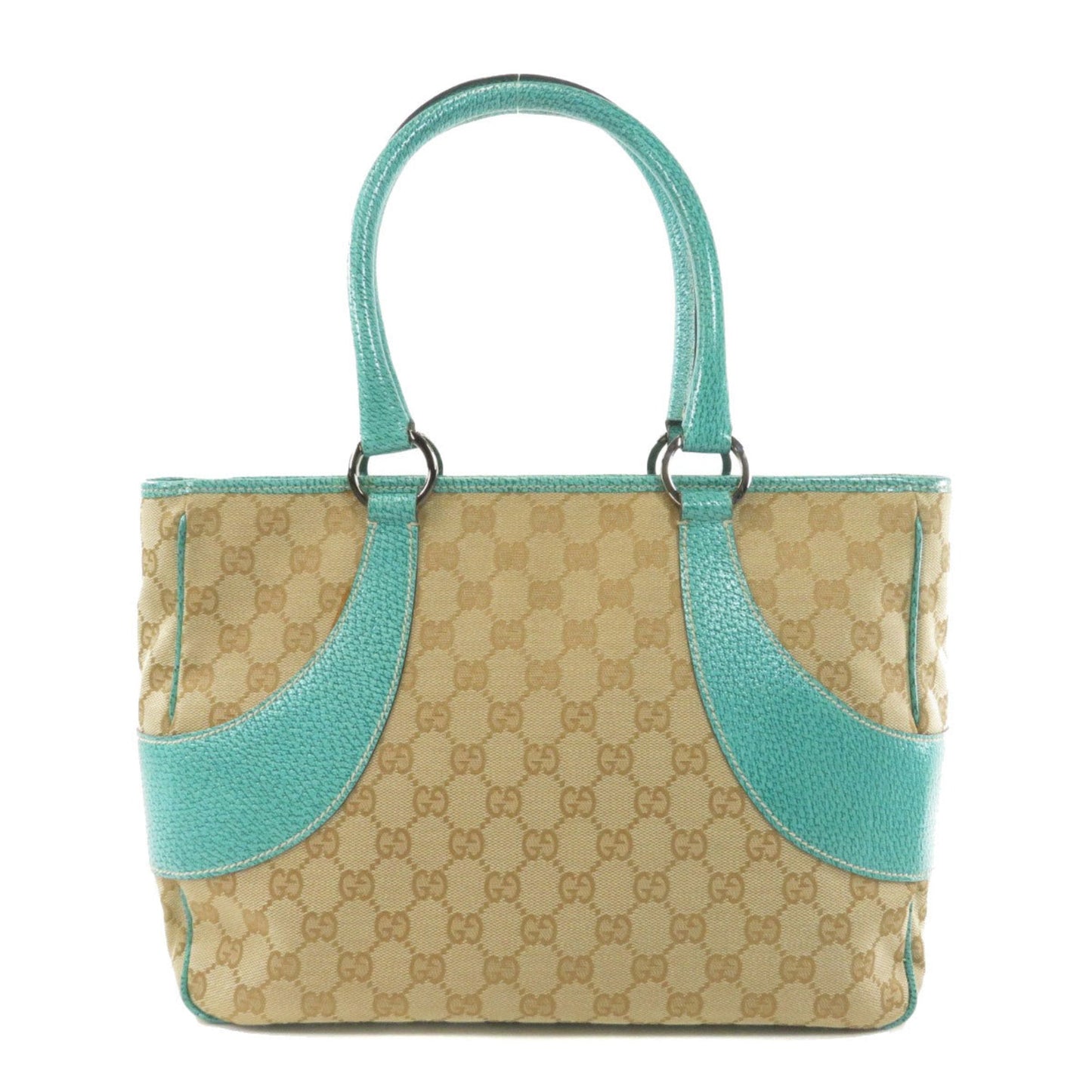 Gucci Lou Leather Canvas Tote