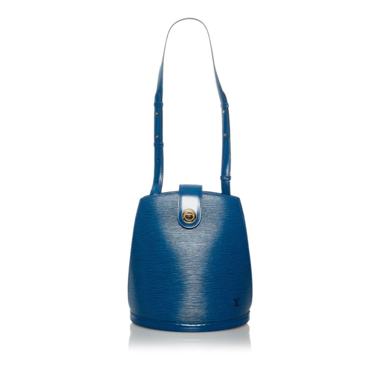Louis Vuitton Epi Cluny One Shoulder Bag Toledo Blue Leather Ladies LOUIS VUITTON