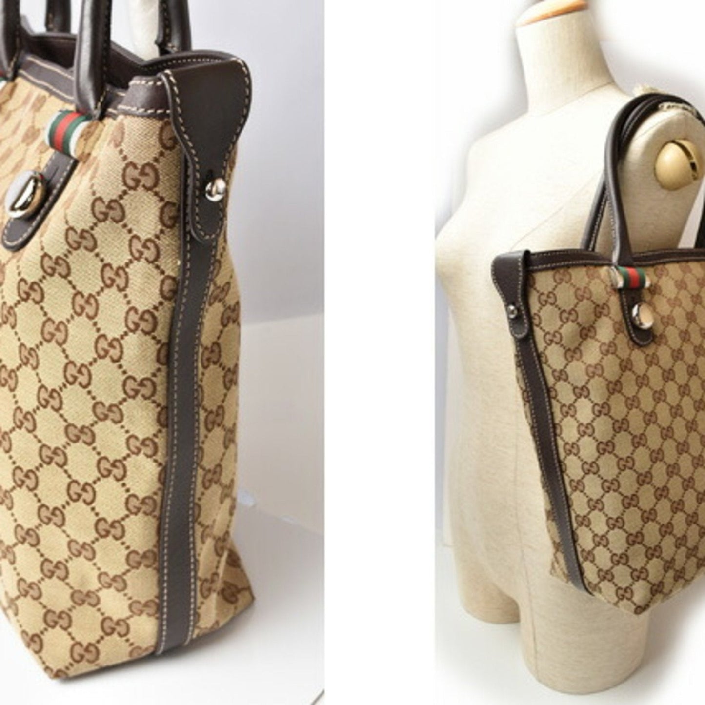 Gucci Lou Canvas Tote