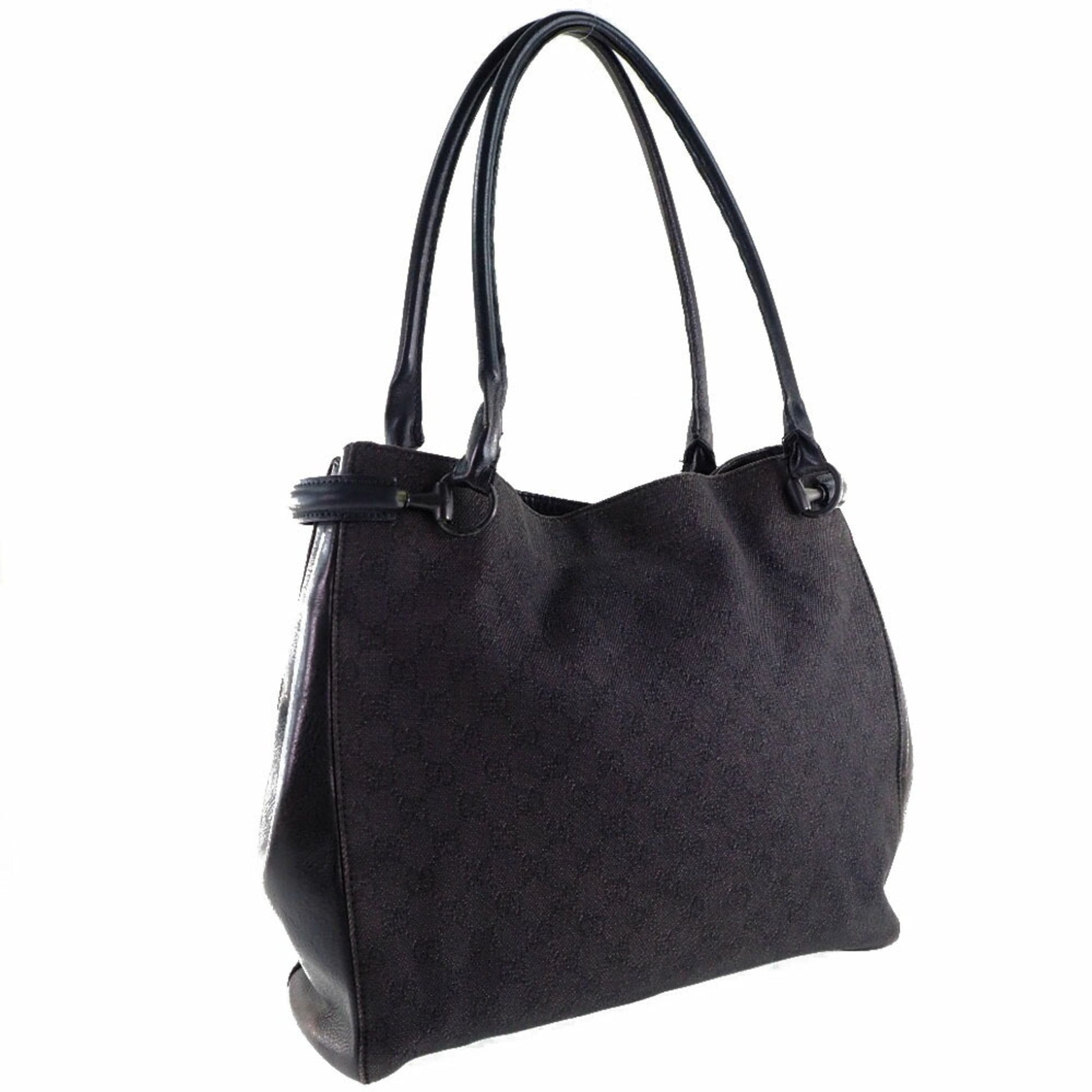 Gucci Lou Leather Canvas Tote