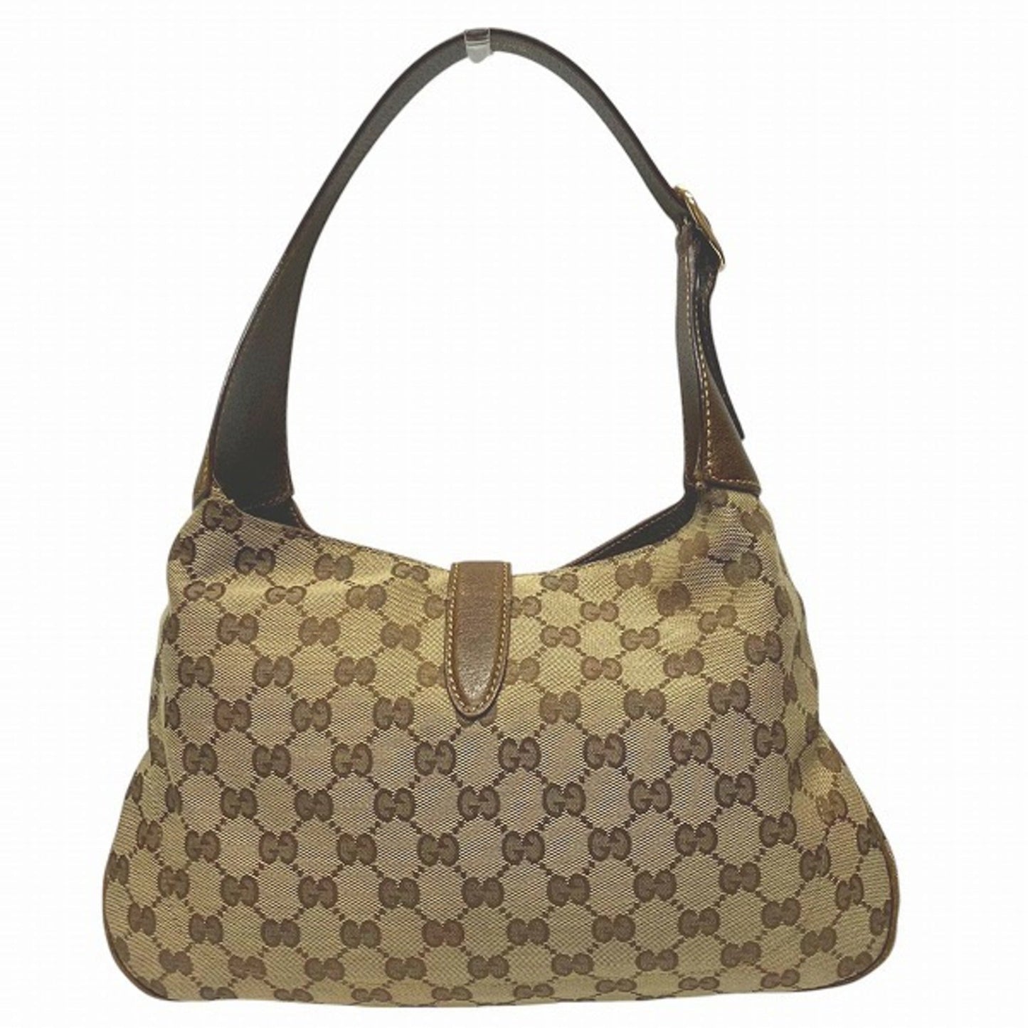 Gucci Leather Canvas Shoulder Bag