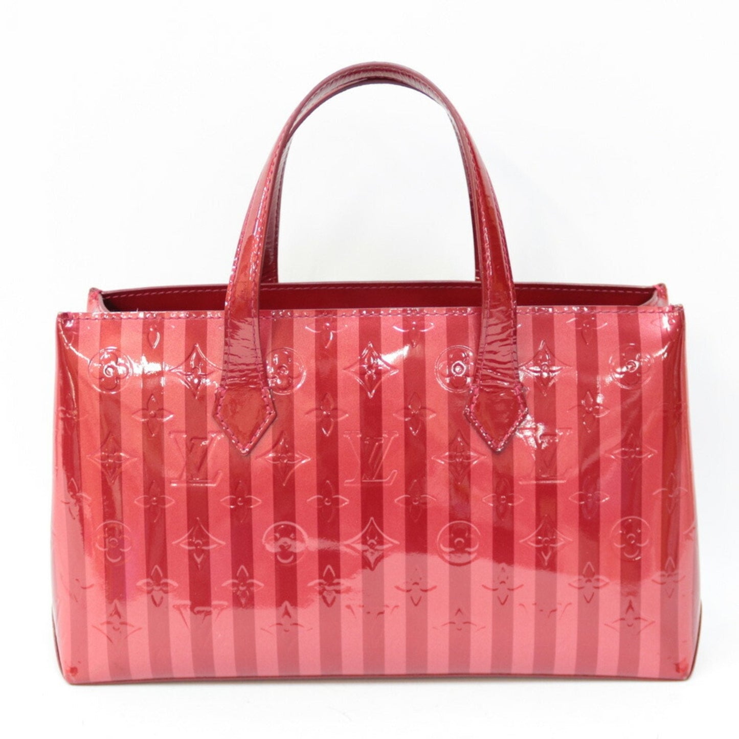 Louis Vuitton Handbag Monogram Verni Wilshire PM Rayur Pomme d'Amour Ladies