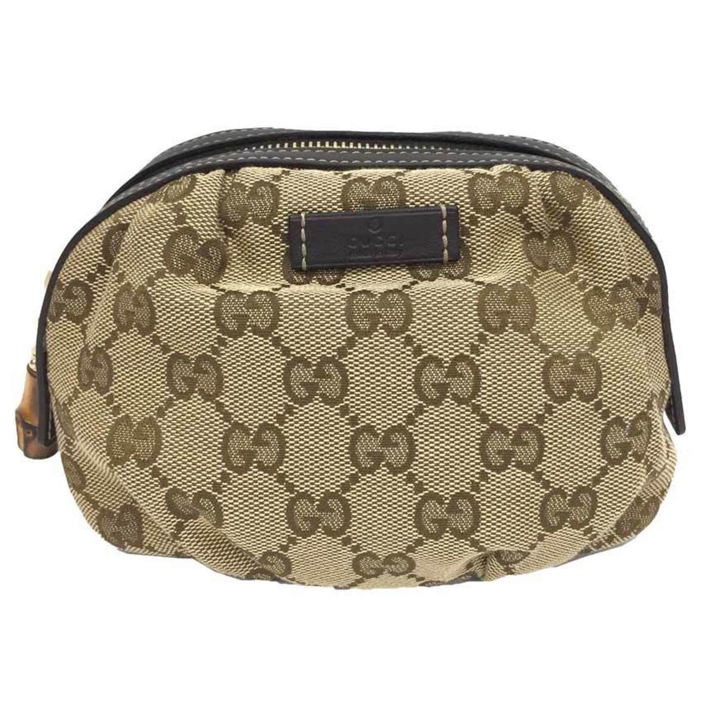 Gucci Lou Leather Canvas Clutch