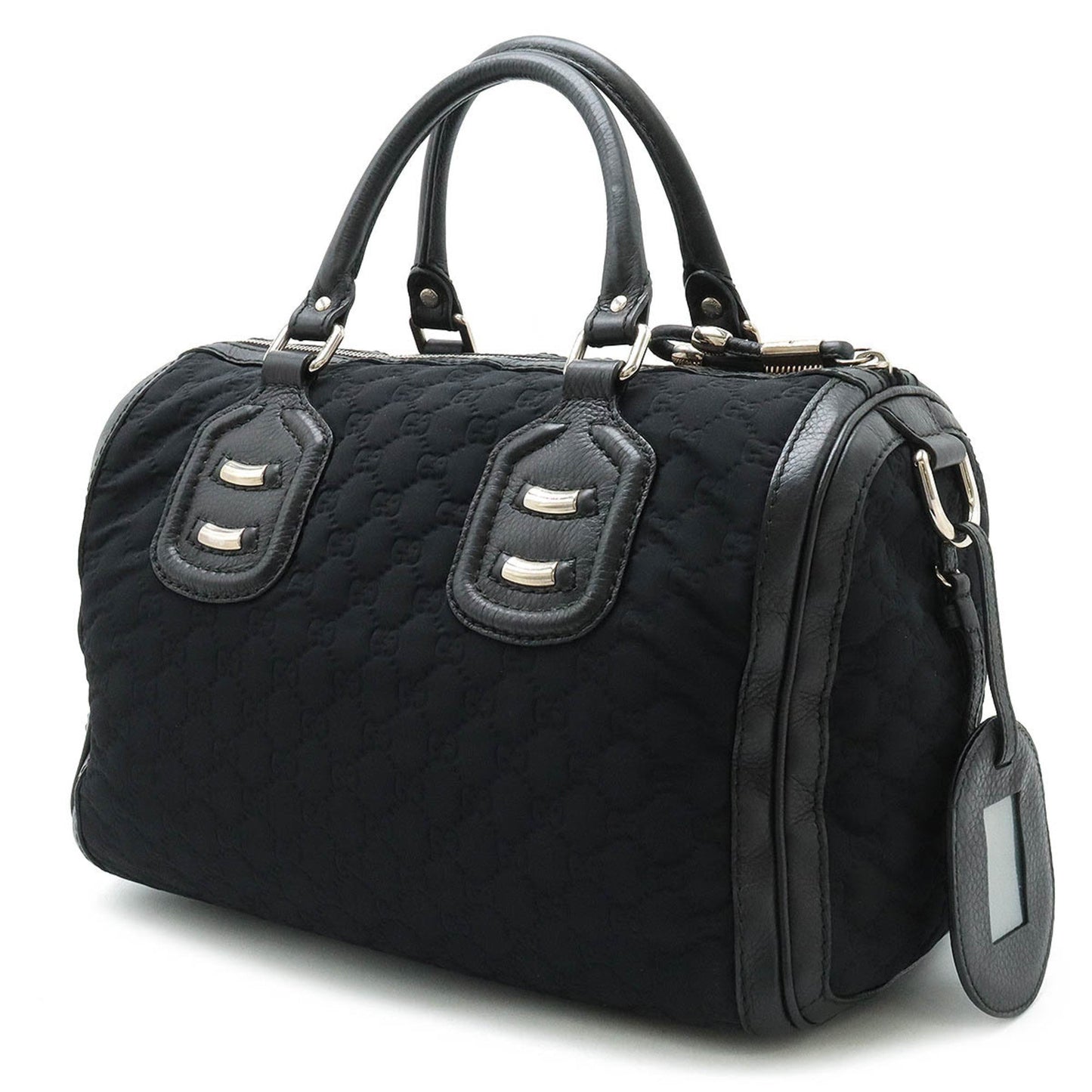 Gucci Nylon Leather Handbag