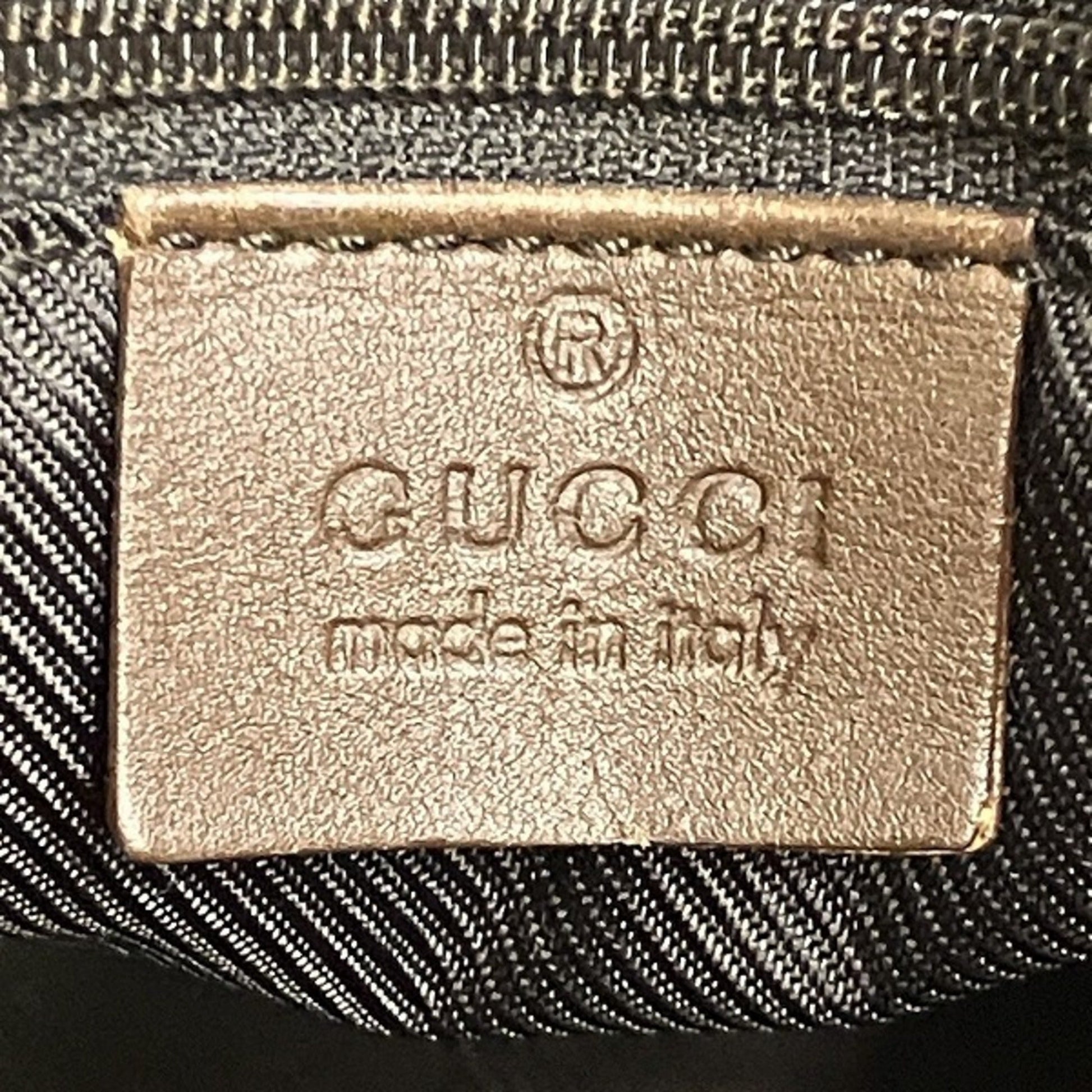 Gucci Leather Canvas Tote