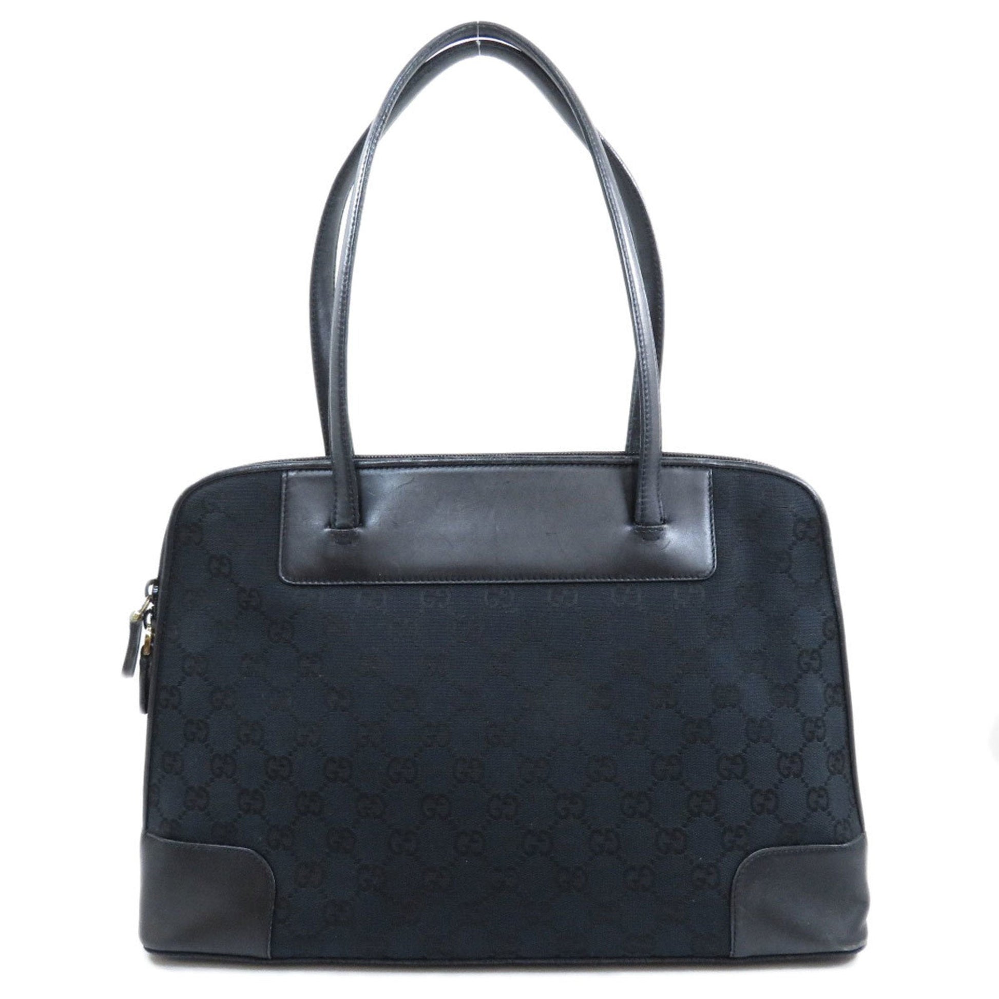 Gucci Lou Leather Canvas Tote
