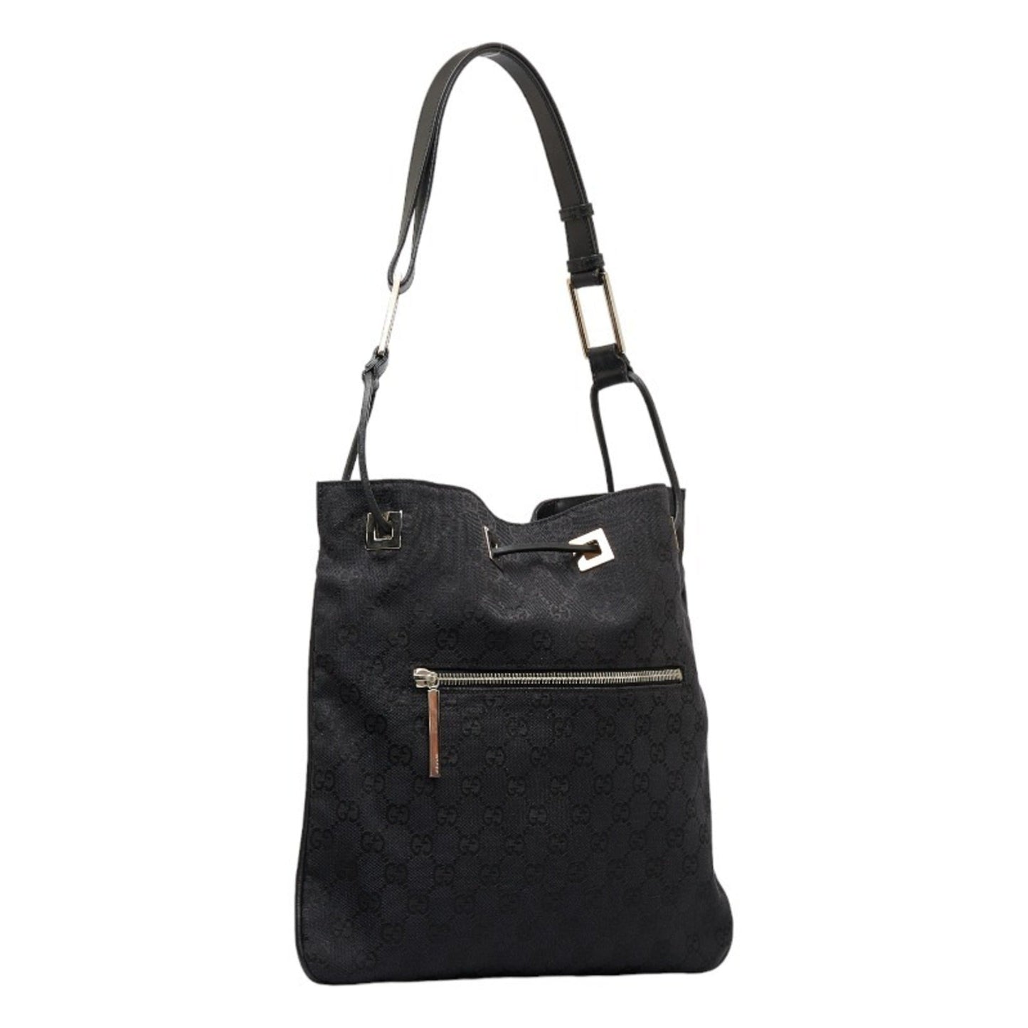 Gucci Leather Canvas Shoulder Bag