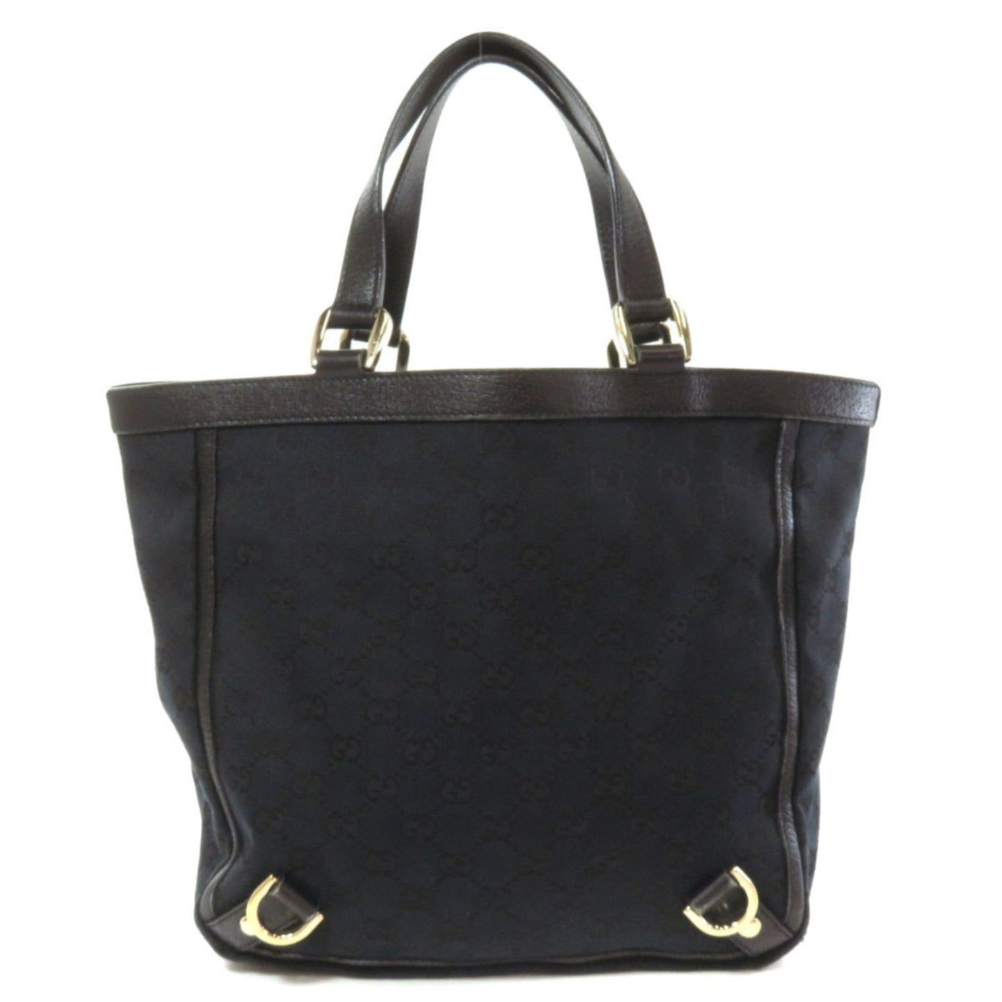 Gucci Lou Leather Canvas Tote