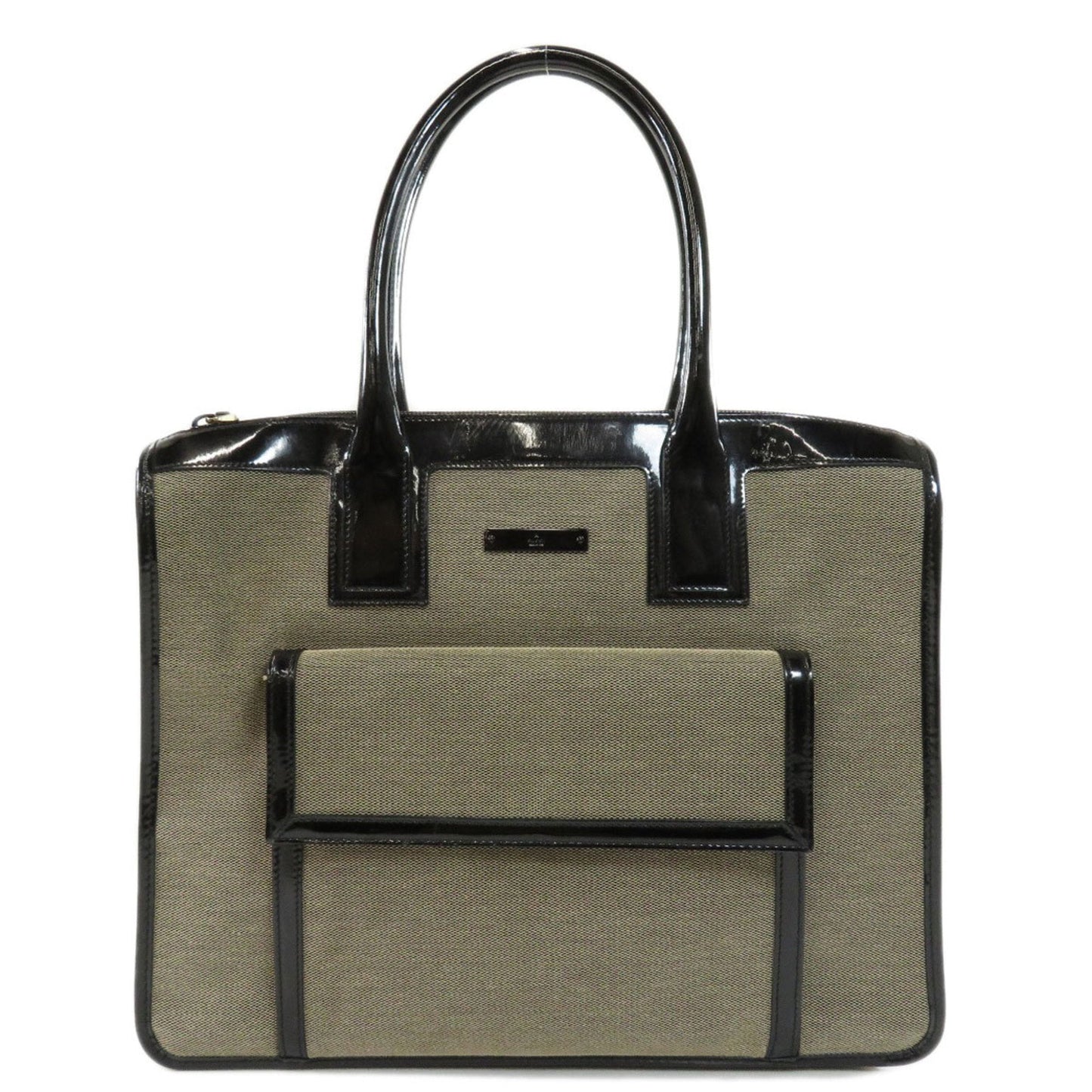 Gucci Lou Leather Canvas Tote