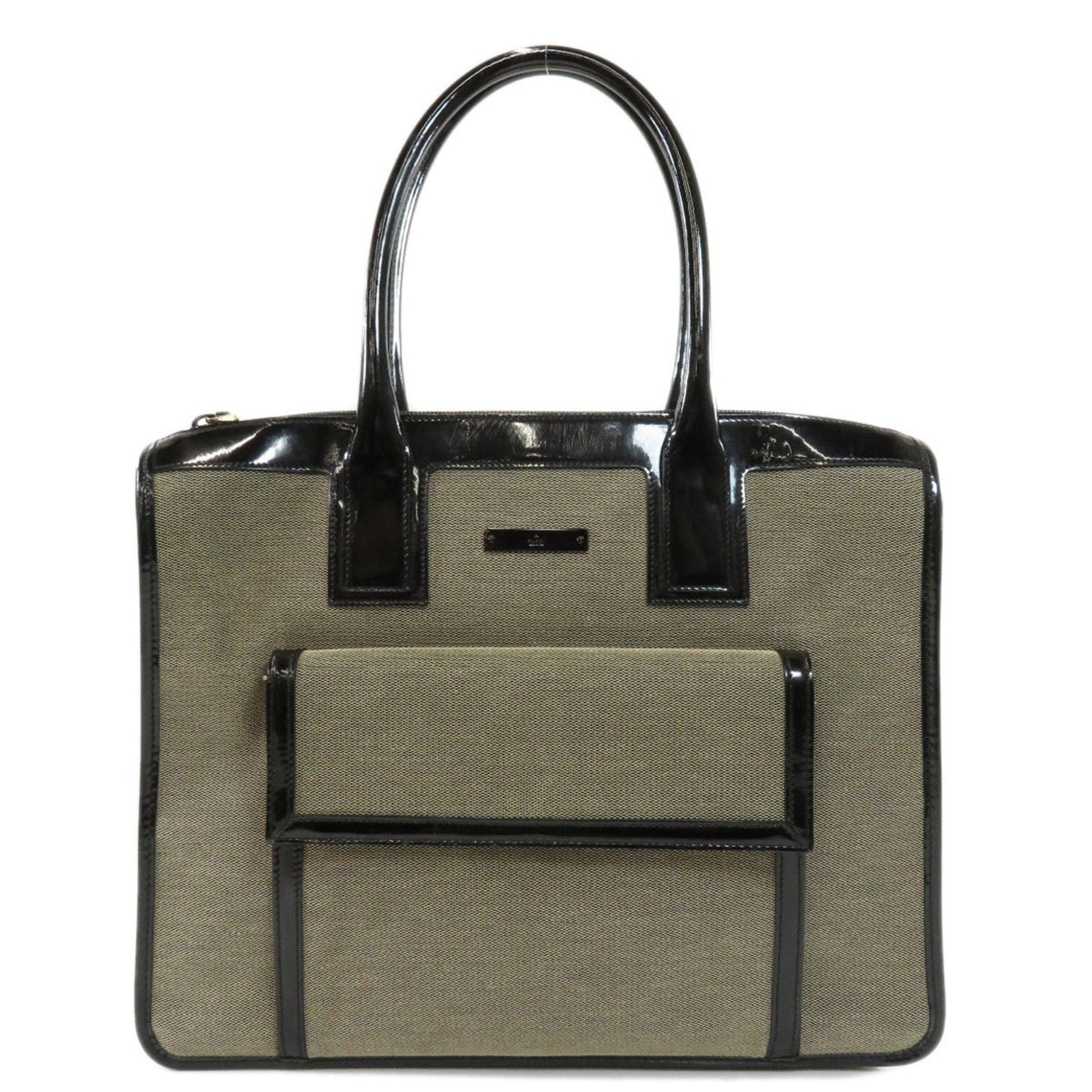 Gucci Lou Leather Canvas Tote