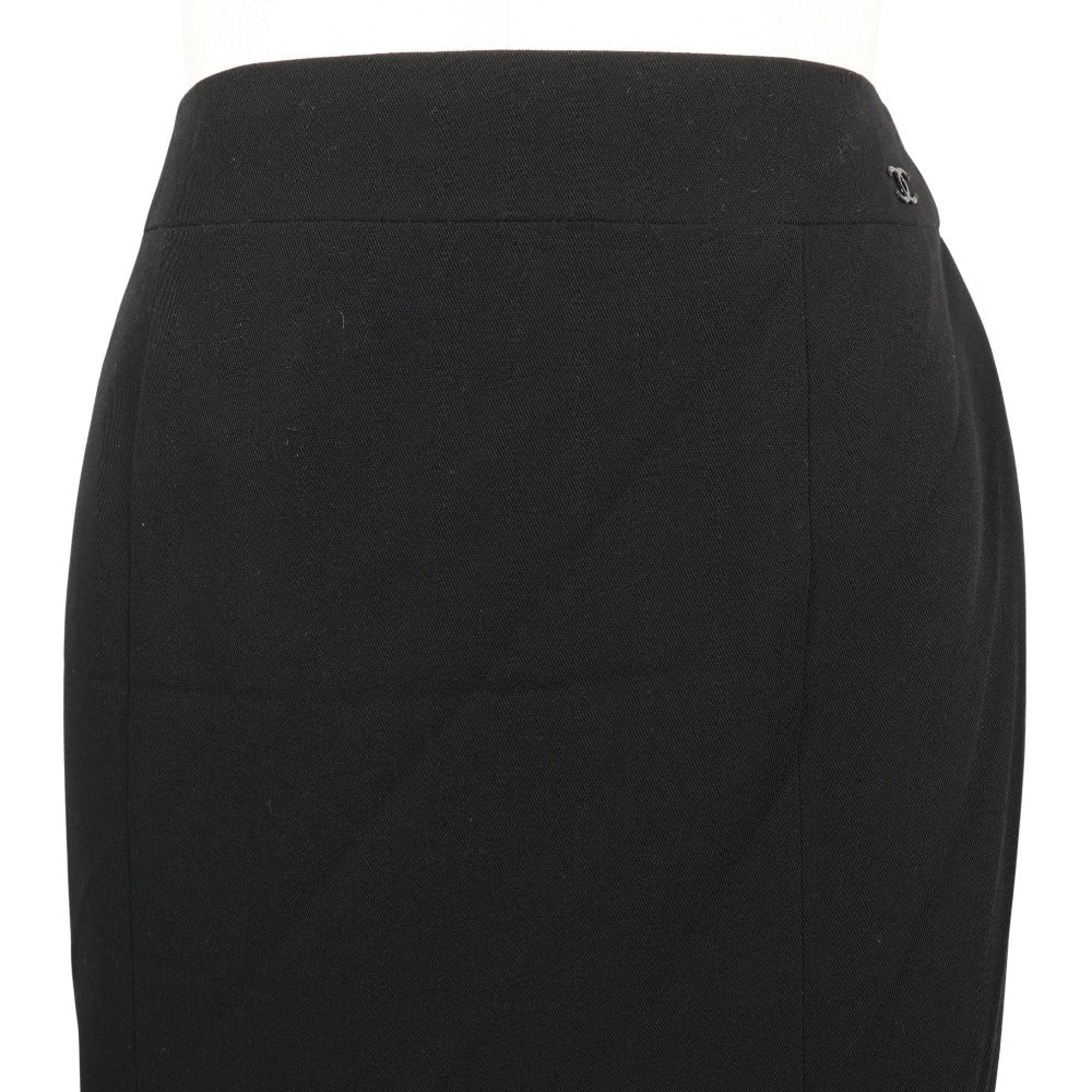 Chanel Wool Skirt Black P24940V08903 Classic Flap Tote