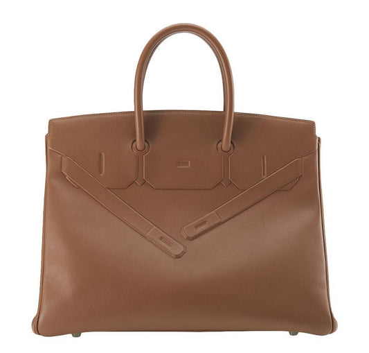HermesBirkin 35 Alezan Shadow Bag - Limited Edition