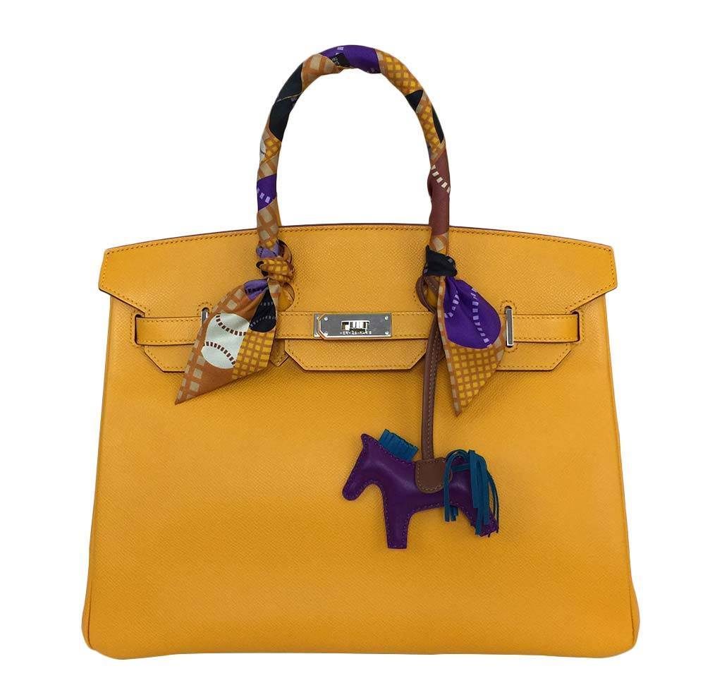 HermesBirkin Bag 35 Jaune Candy Collection