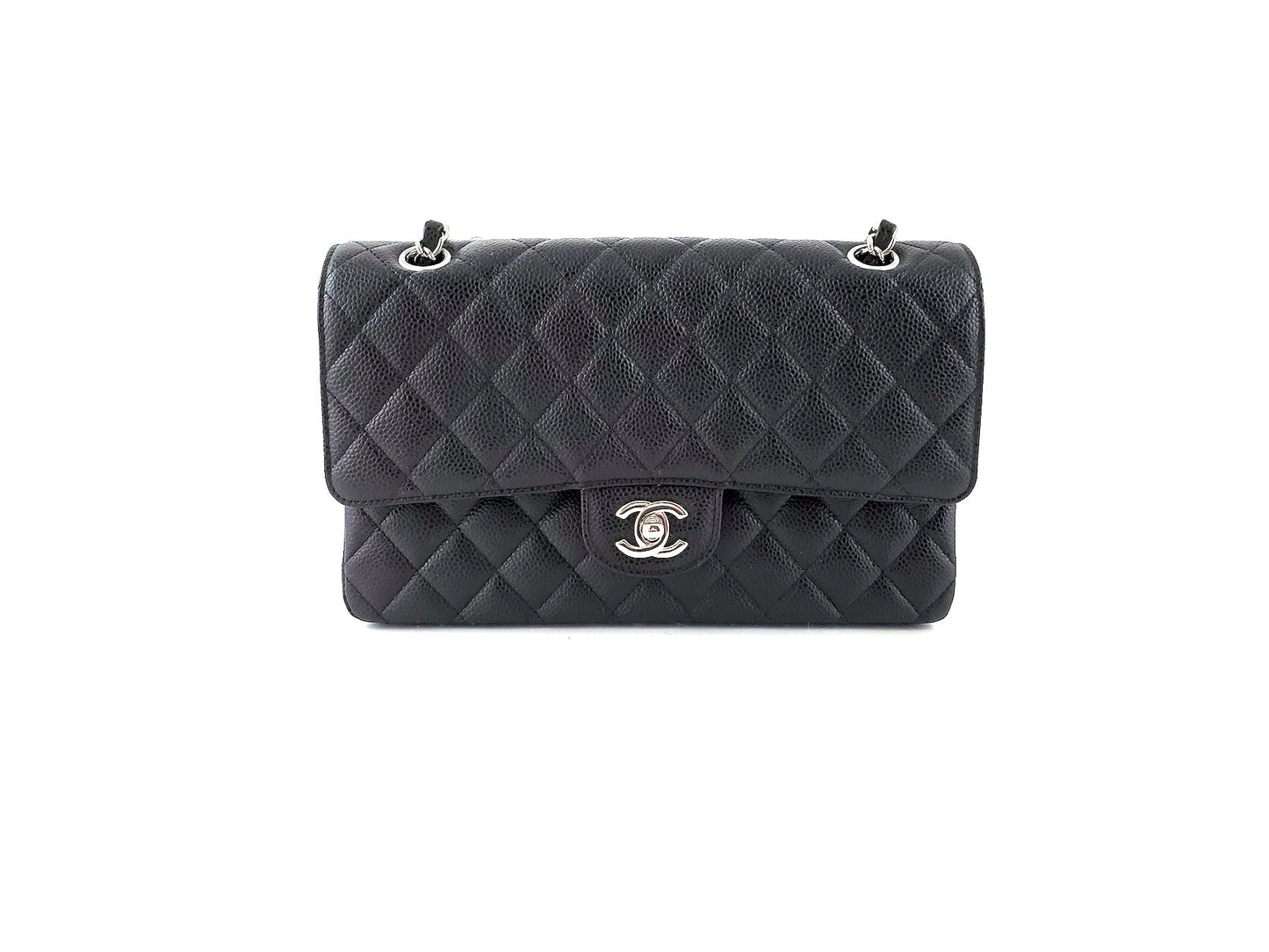 Chanel 2018 Classic Medium Double Flap Caviar Bag