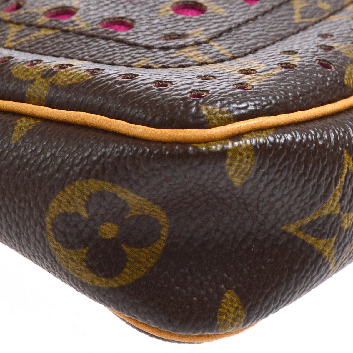 LOUIS VUITTON? 2006 POCHETTE ACCESSOIRES HAND BAG MONOGRAM PERFO