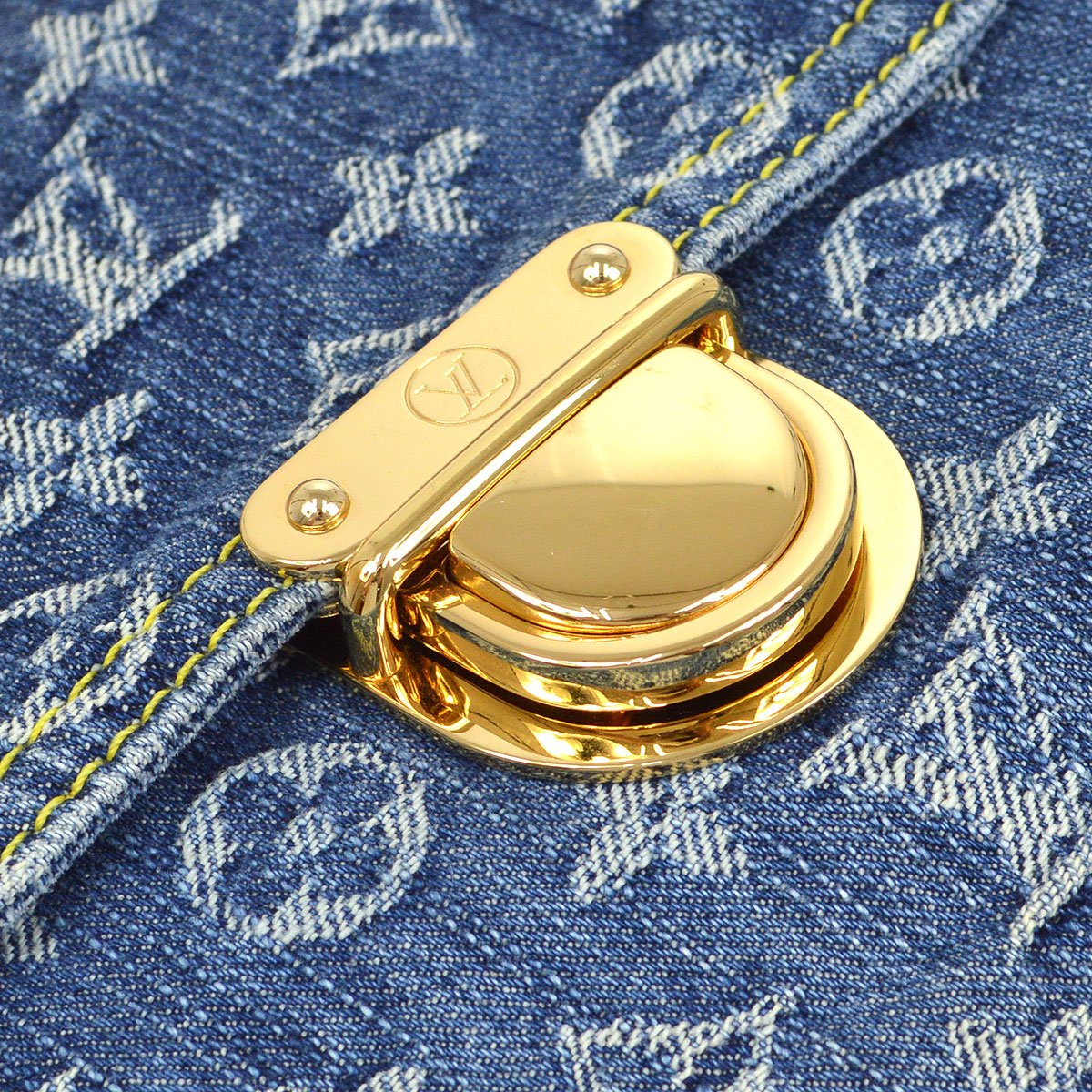 LOUIS VUITTON? FLAT SHOPPER HAND TOTE BAG MONOGRAM