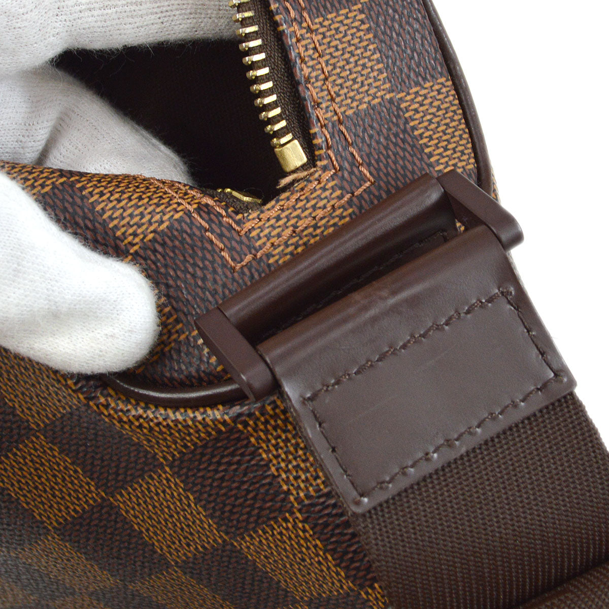 LOUIS VUITTON? 2008 OLAF PM SHOULDER BAG DAMIER