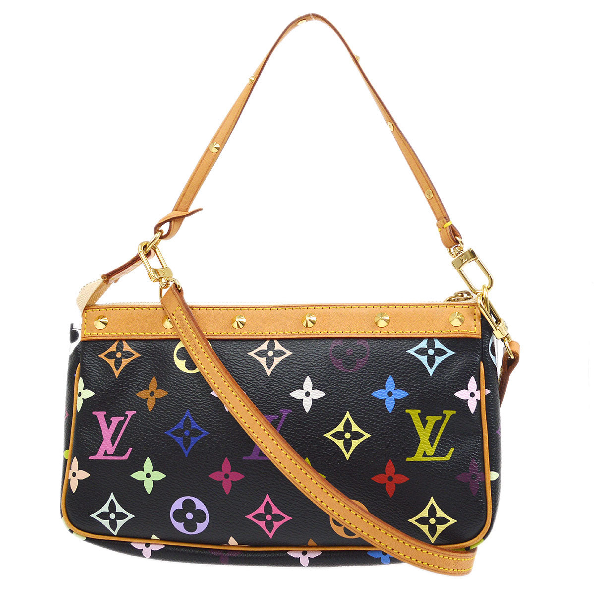 LOUIS VUITTON? 2007 POCHETTE ACCESSOIRES 2way MULTICOLOR Clutch