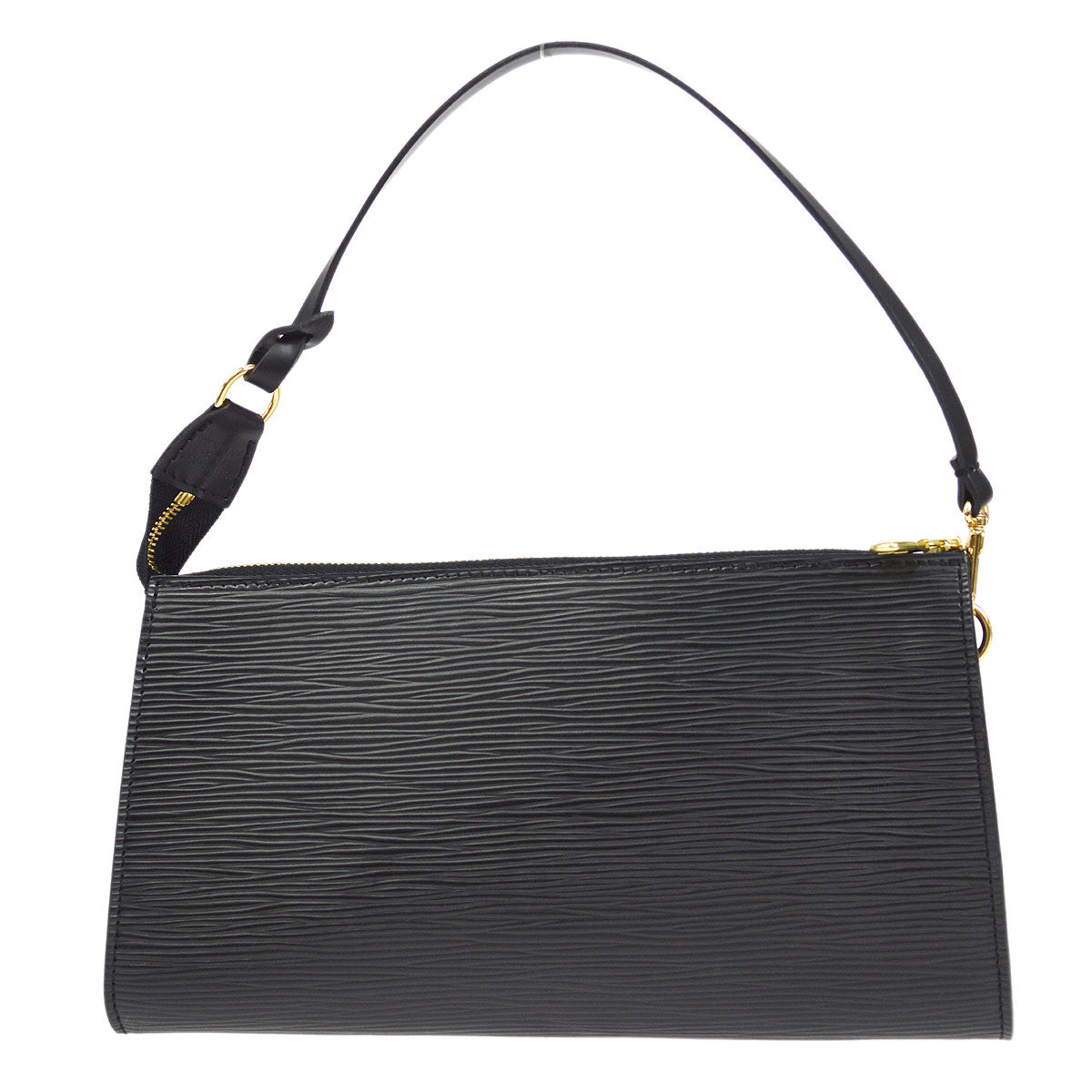Louis Vuitton POCHETTE ACCESSOIRES HANDBAG BLACK EPI