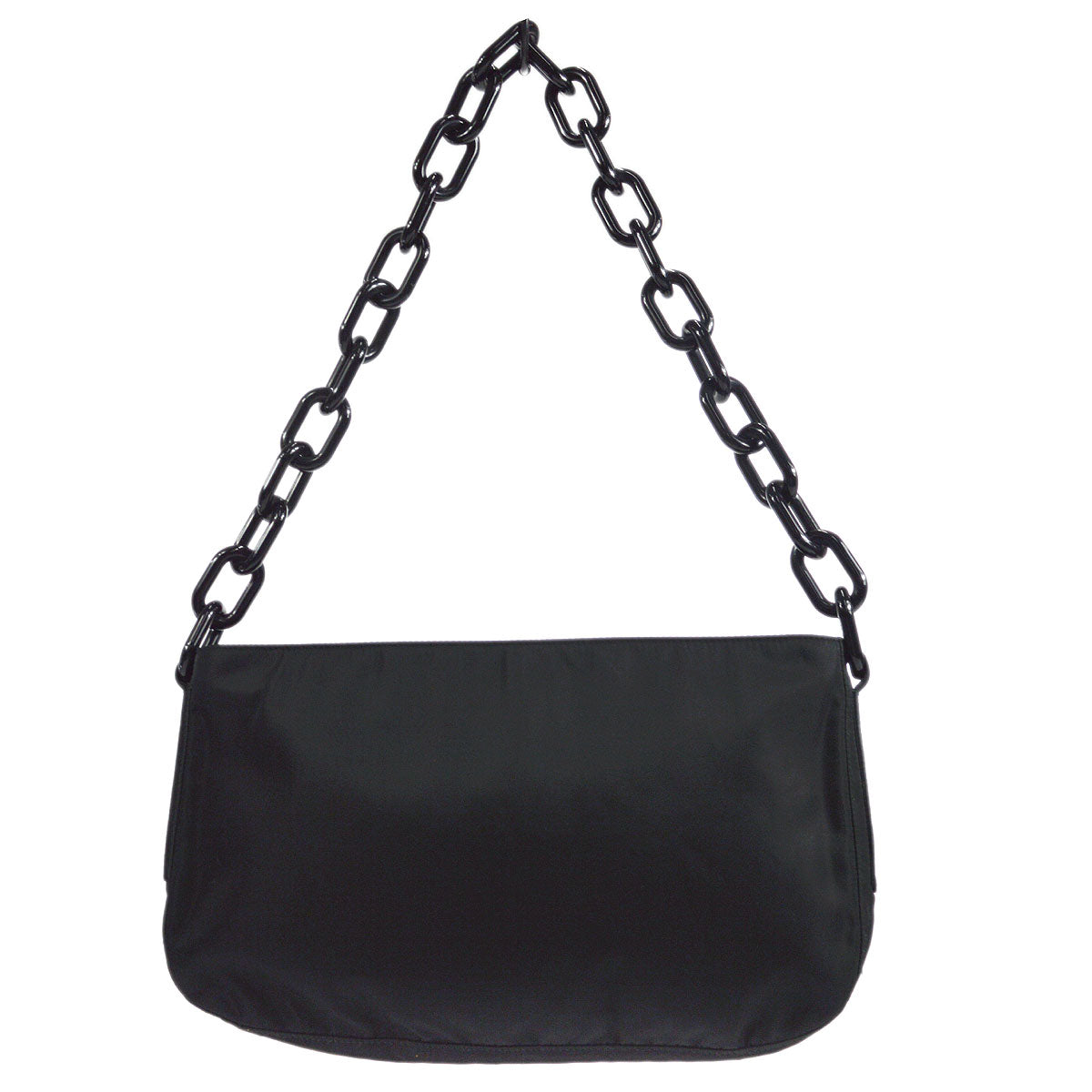 Prada * Acrylic Chain HandBag Black
