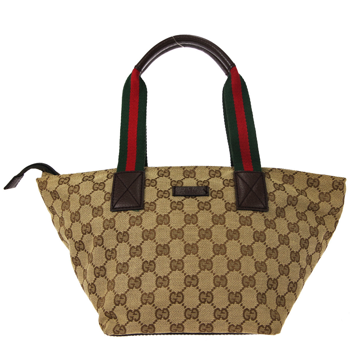 Gucci Leather Canvas Tote