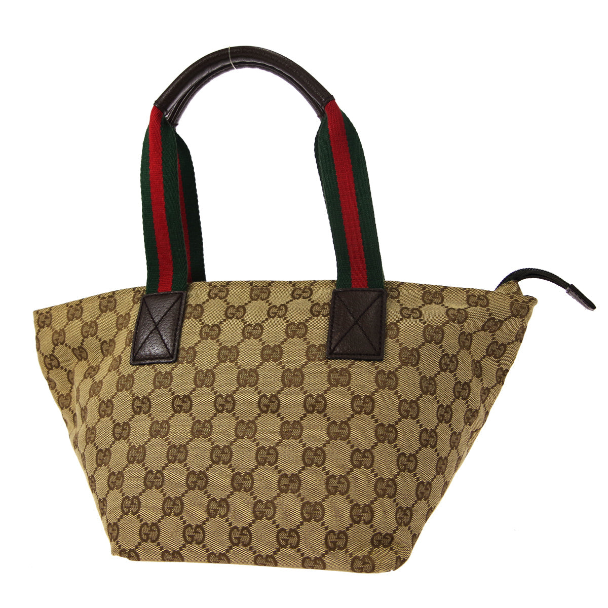Gucci Leather Canvas Tote