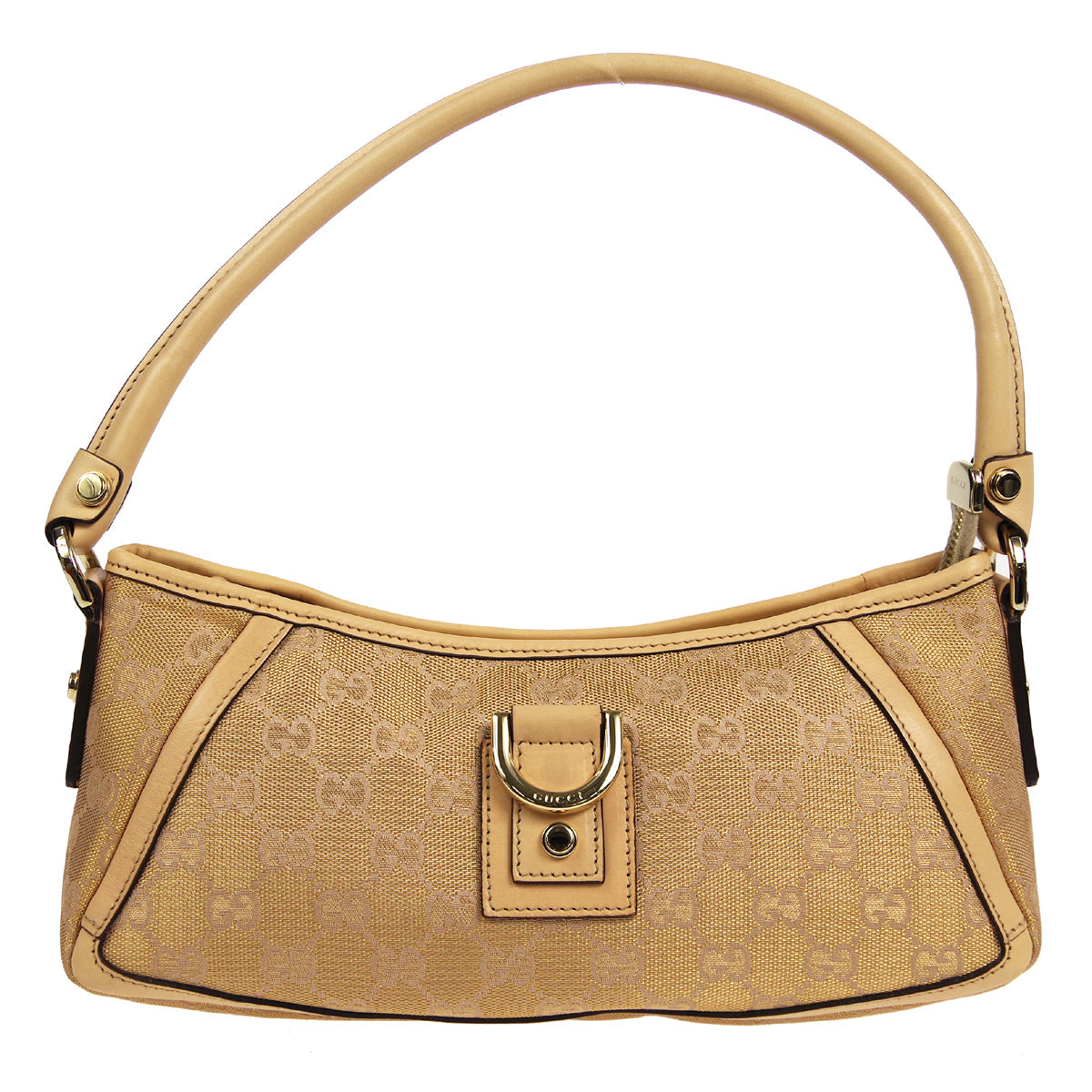 Gucci Leather Canvas Handbag Style 17