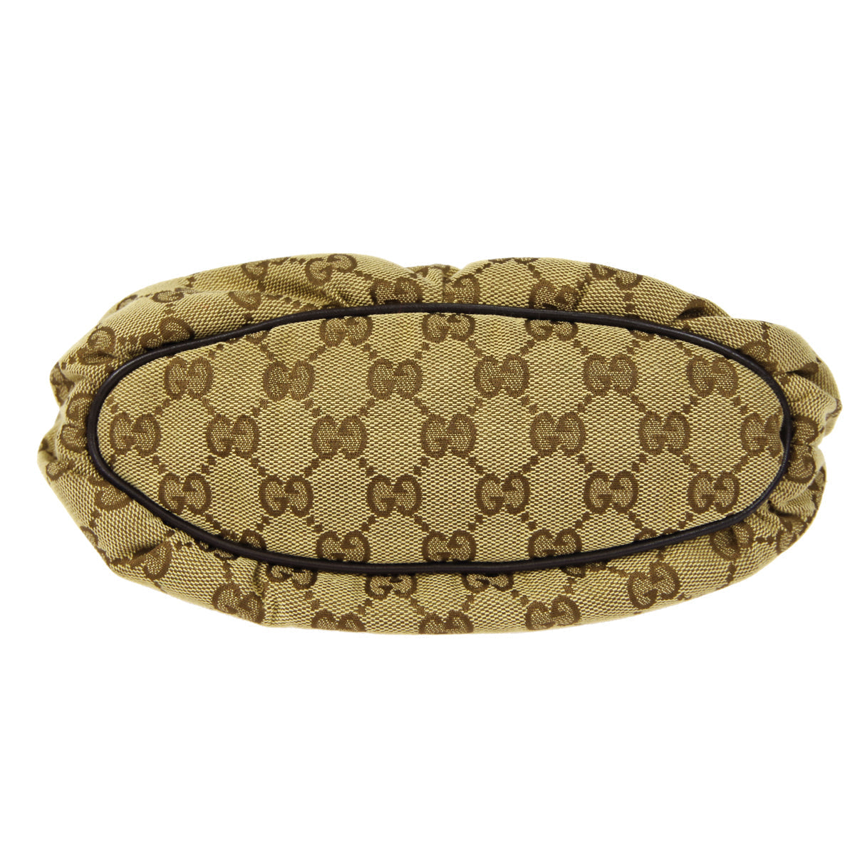 Gucci Leather Canvas Handbag