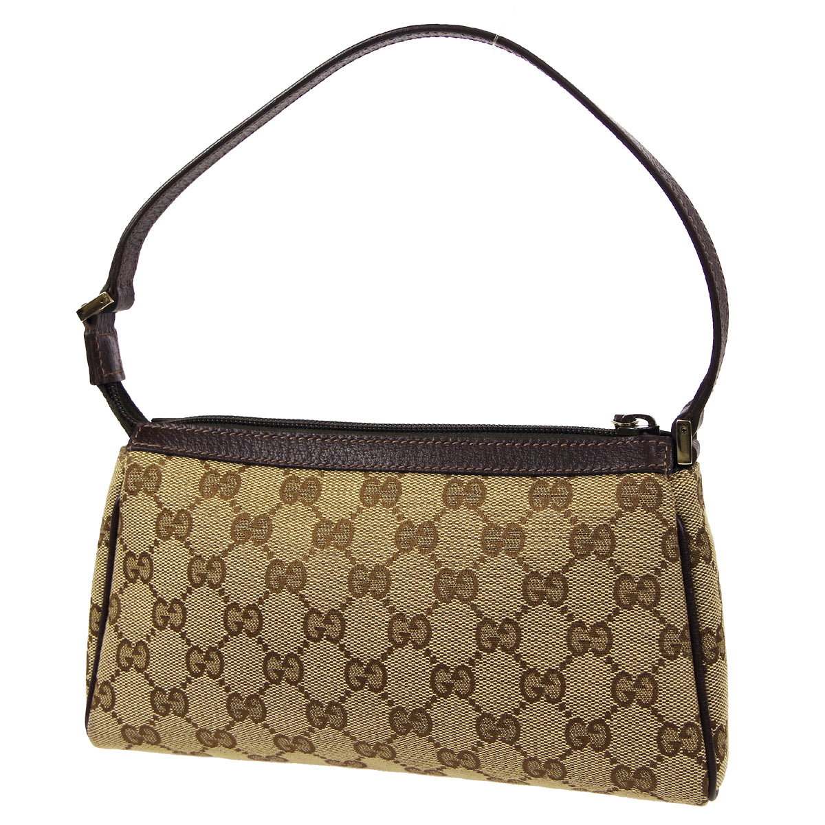 Gucci Leather Canvas Handbag