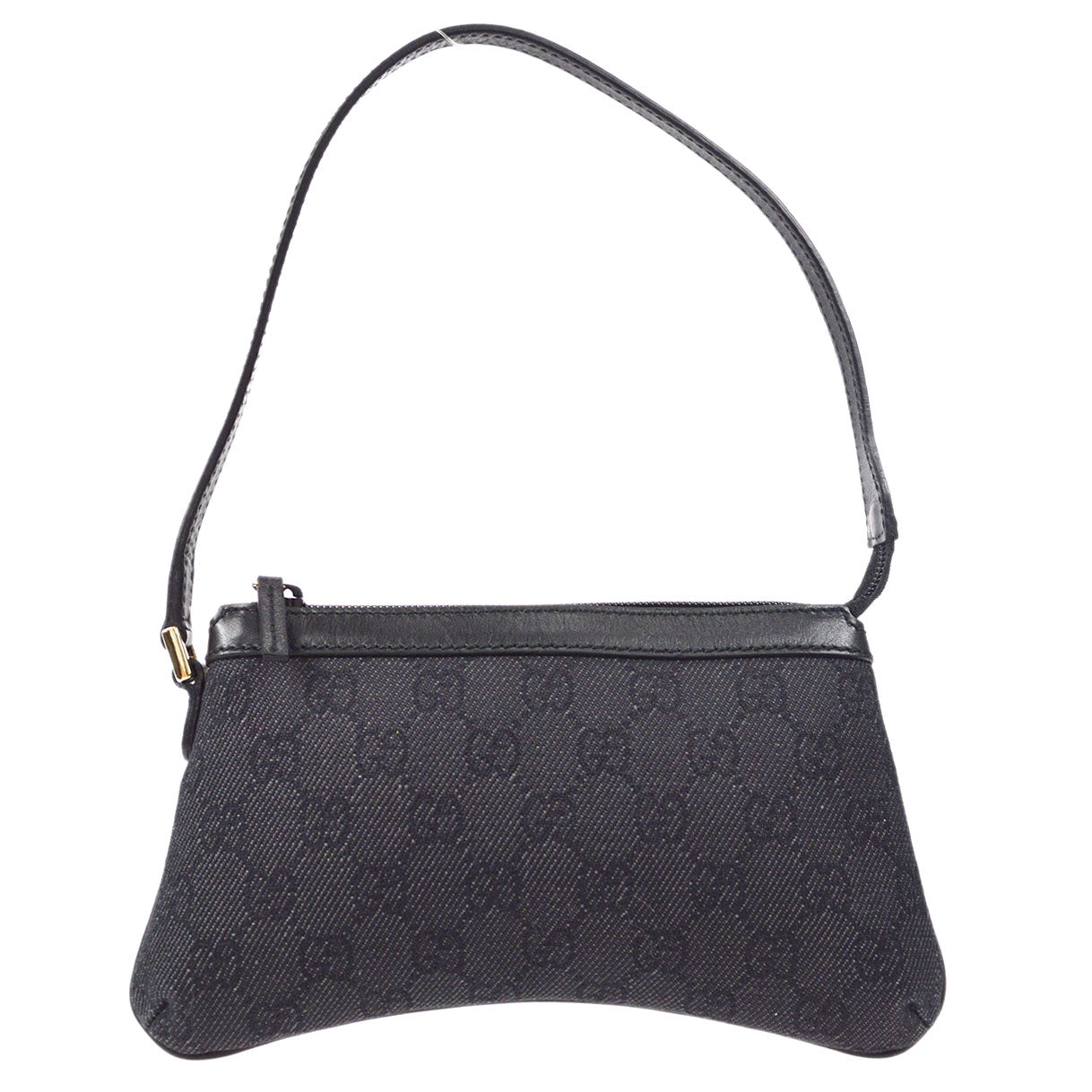 Gucci Leather Canvas Handbag