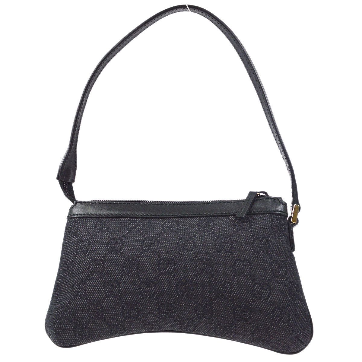 Gucci Leather Canvas Handbag
